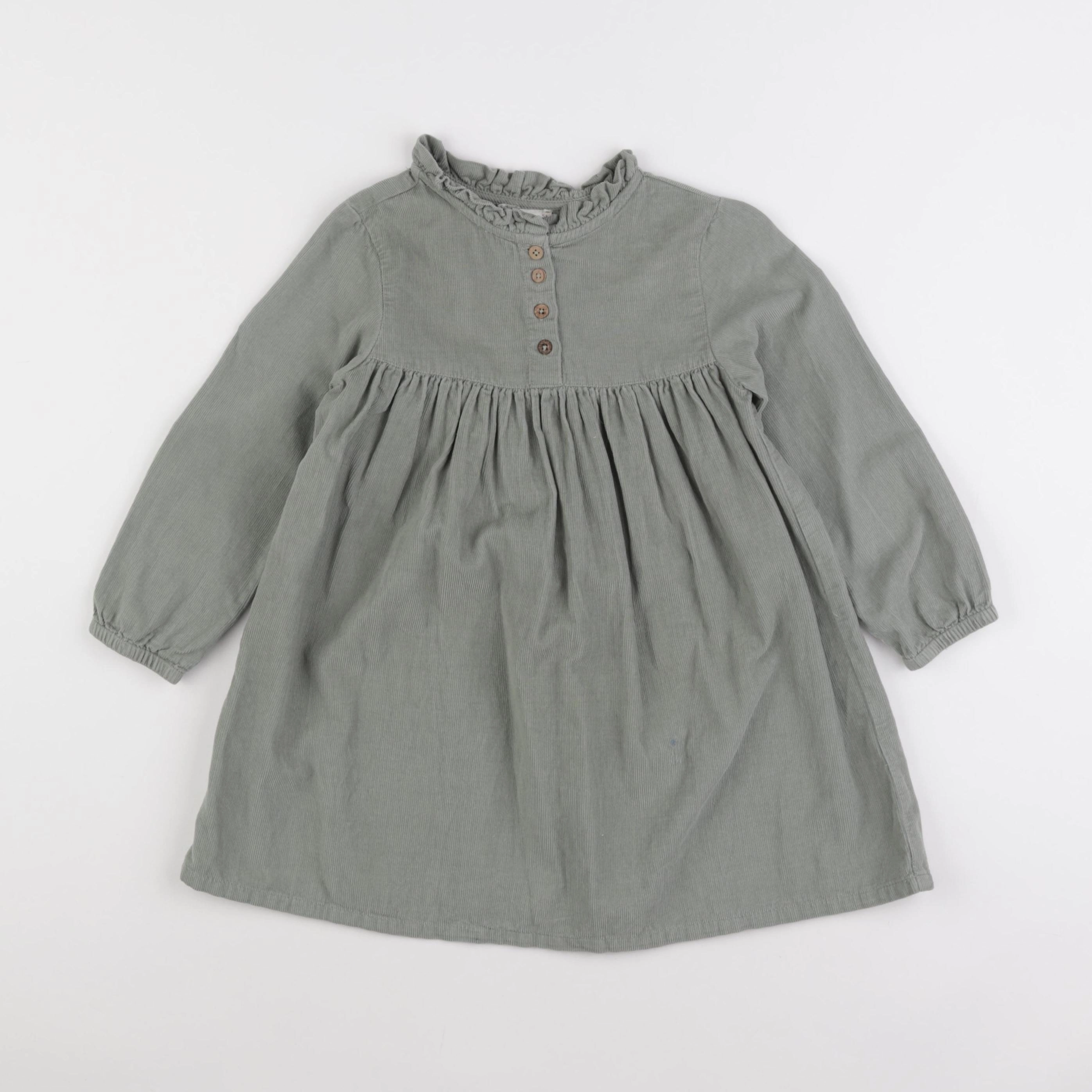 Little Cigogne - robe vert - 5 ans