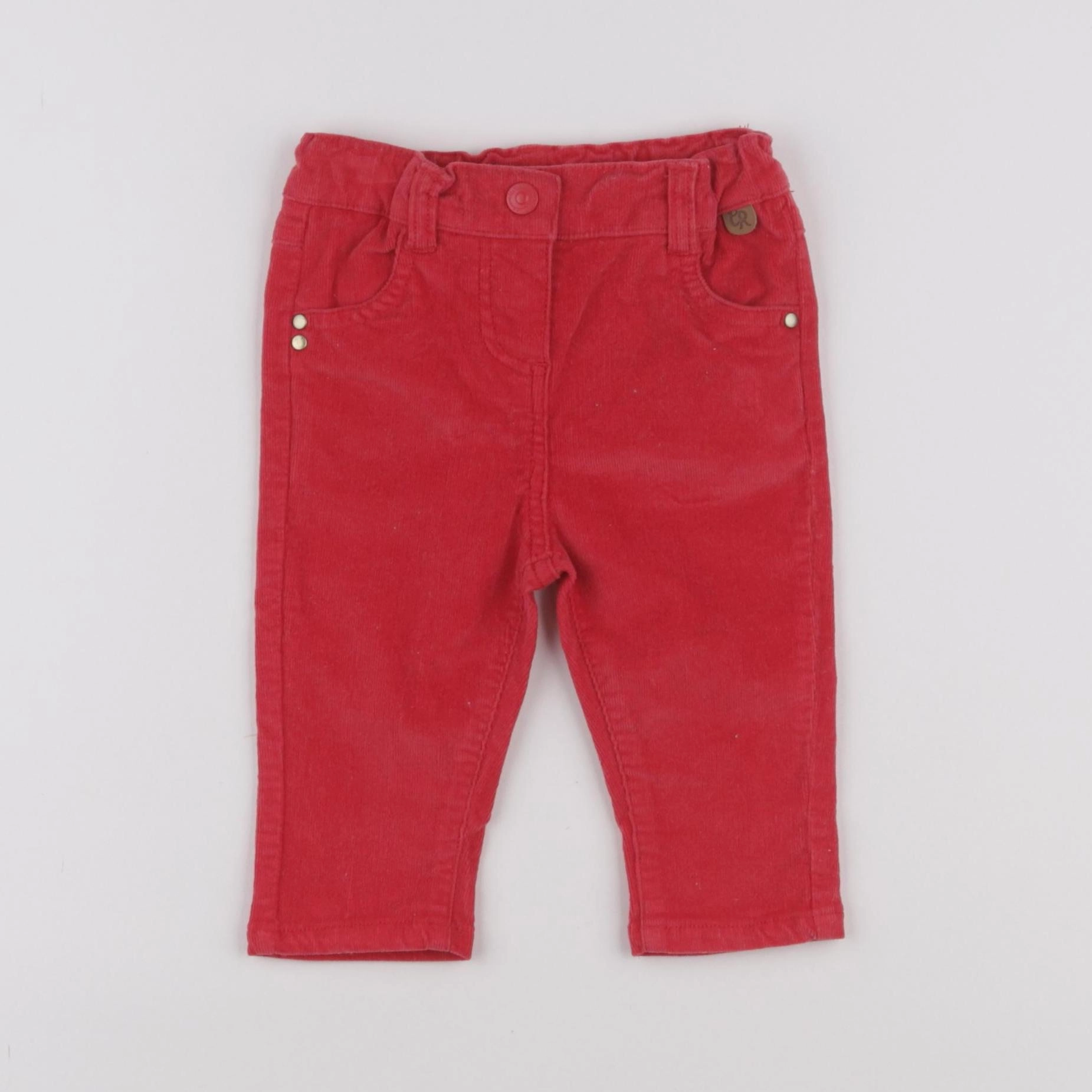 Cadet Rousselle - pantalon rouge - 6 mois