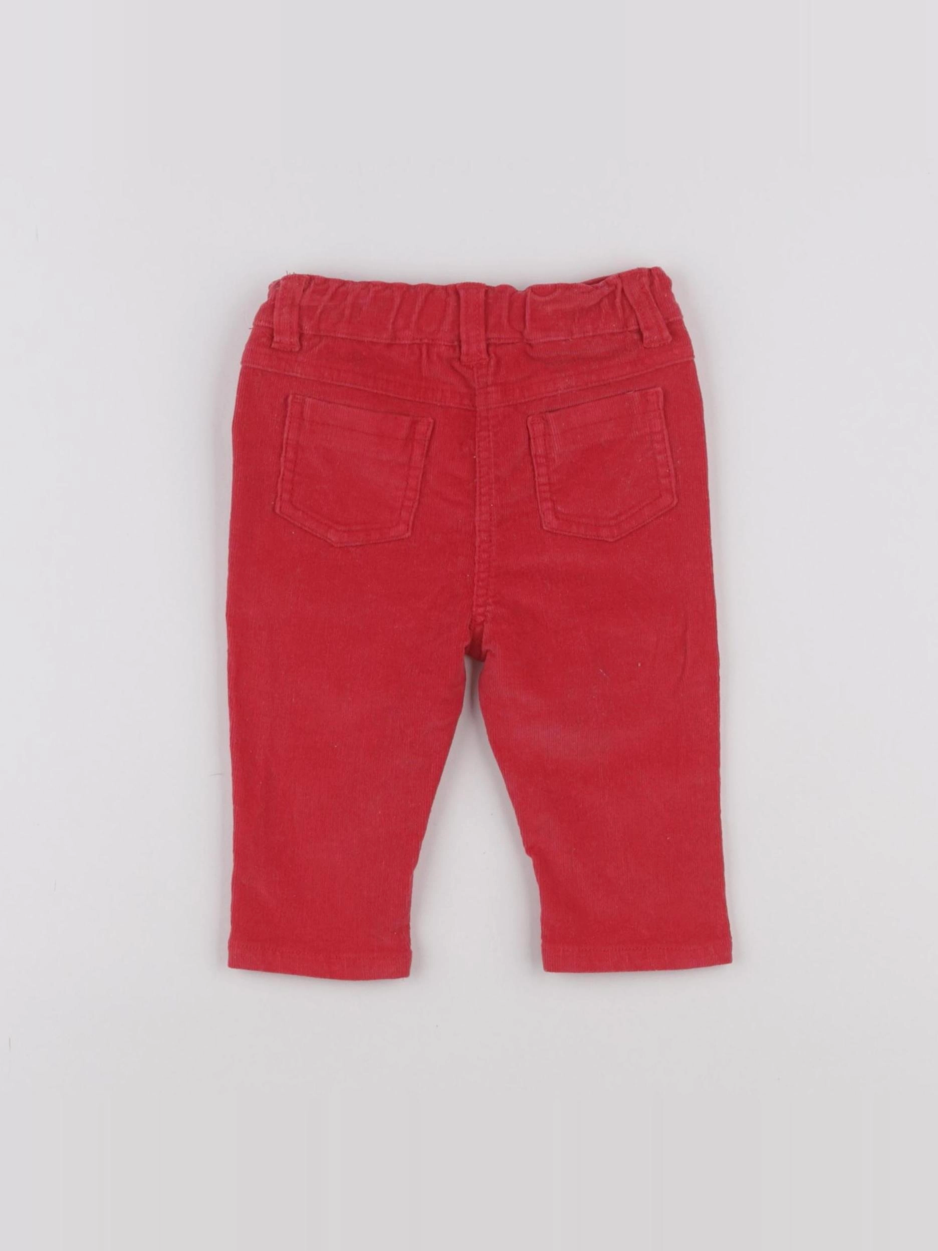 Cadet Rousselle - pantalon rouge - 6 mois