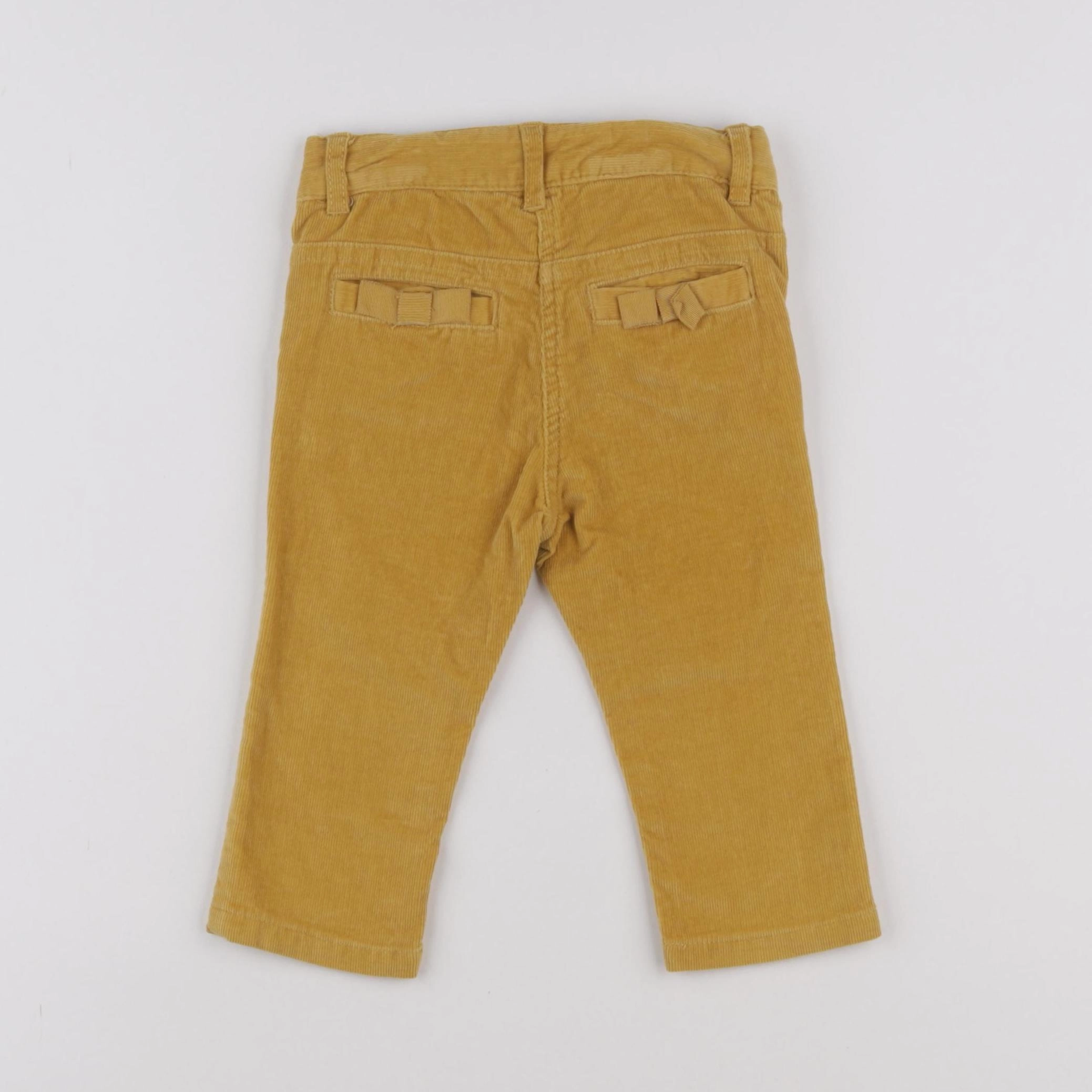 Jacadi - pantalon jaune - 12 mois