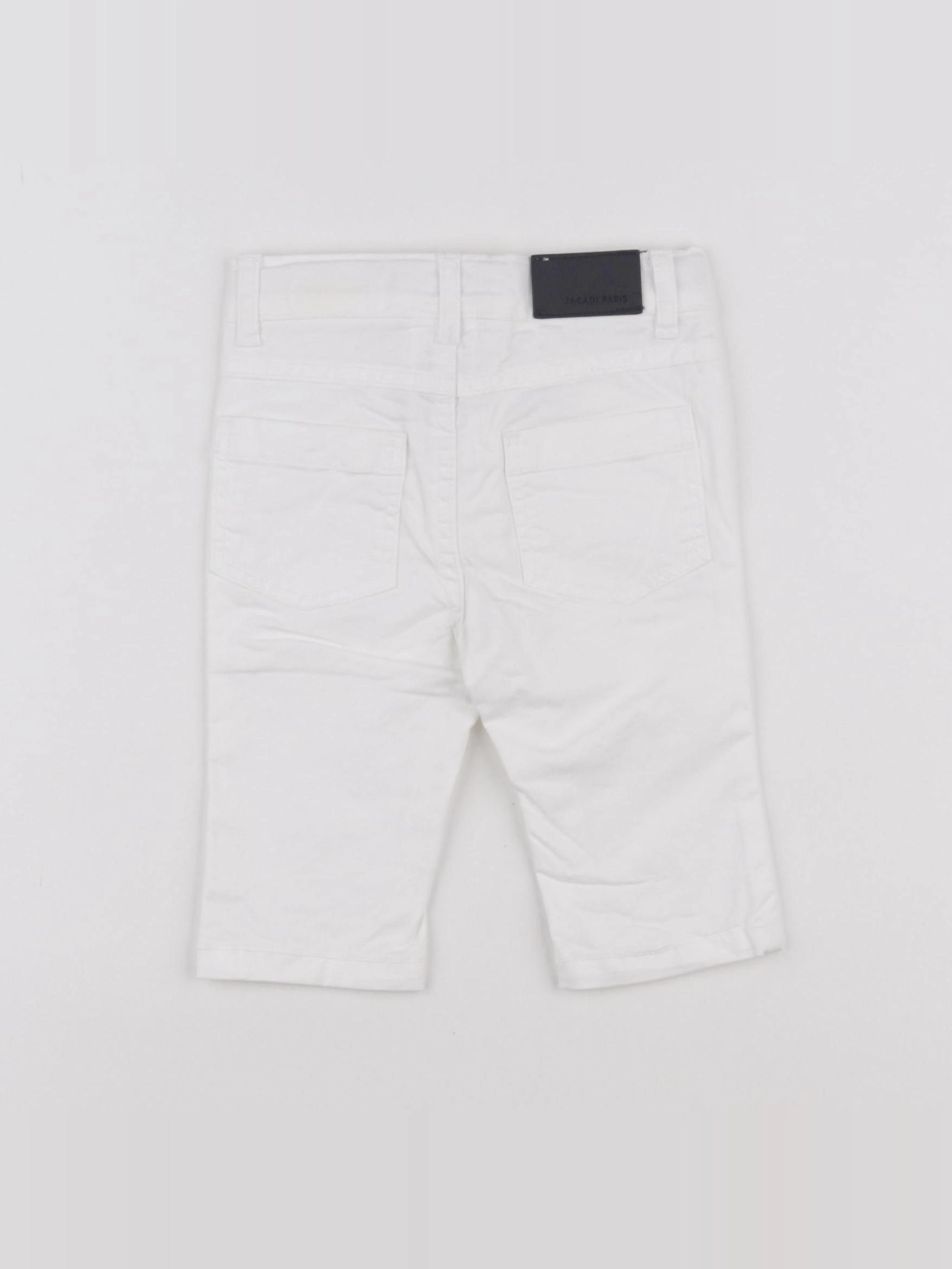 Jacadi - jean blanc - 6 mois