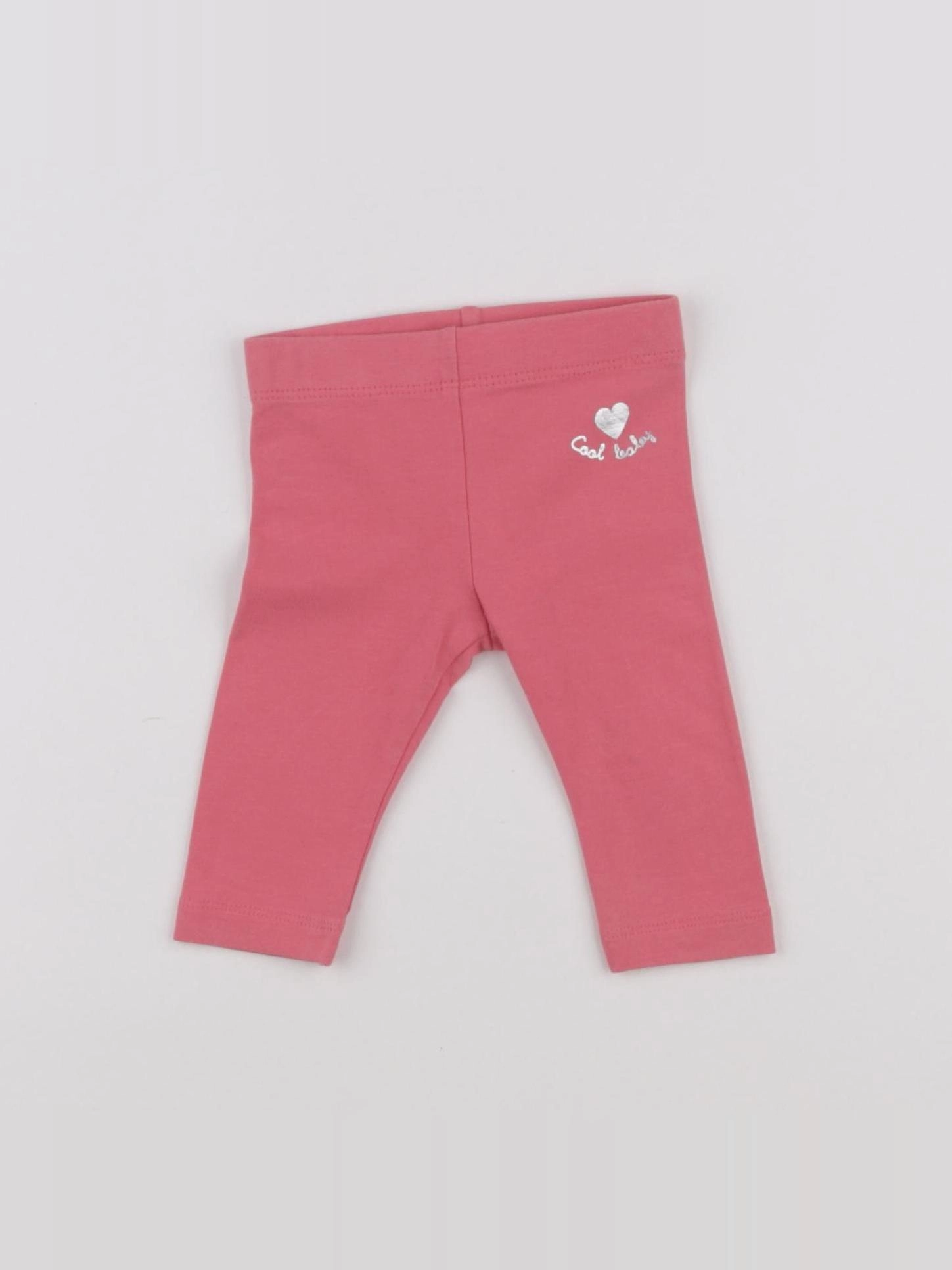 Tape à l'oeil - legging rose - 3 mois