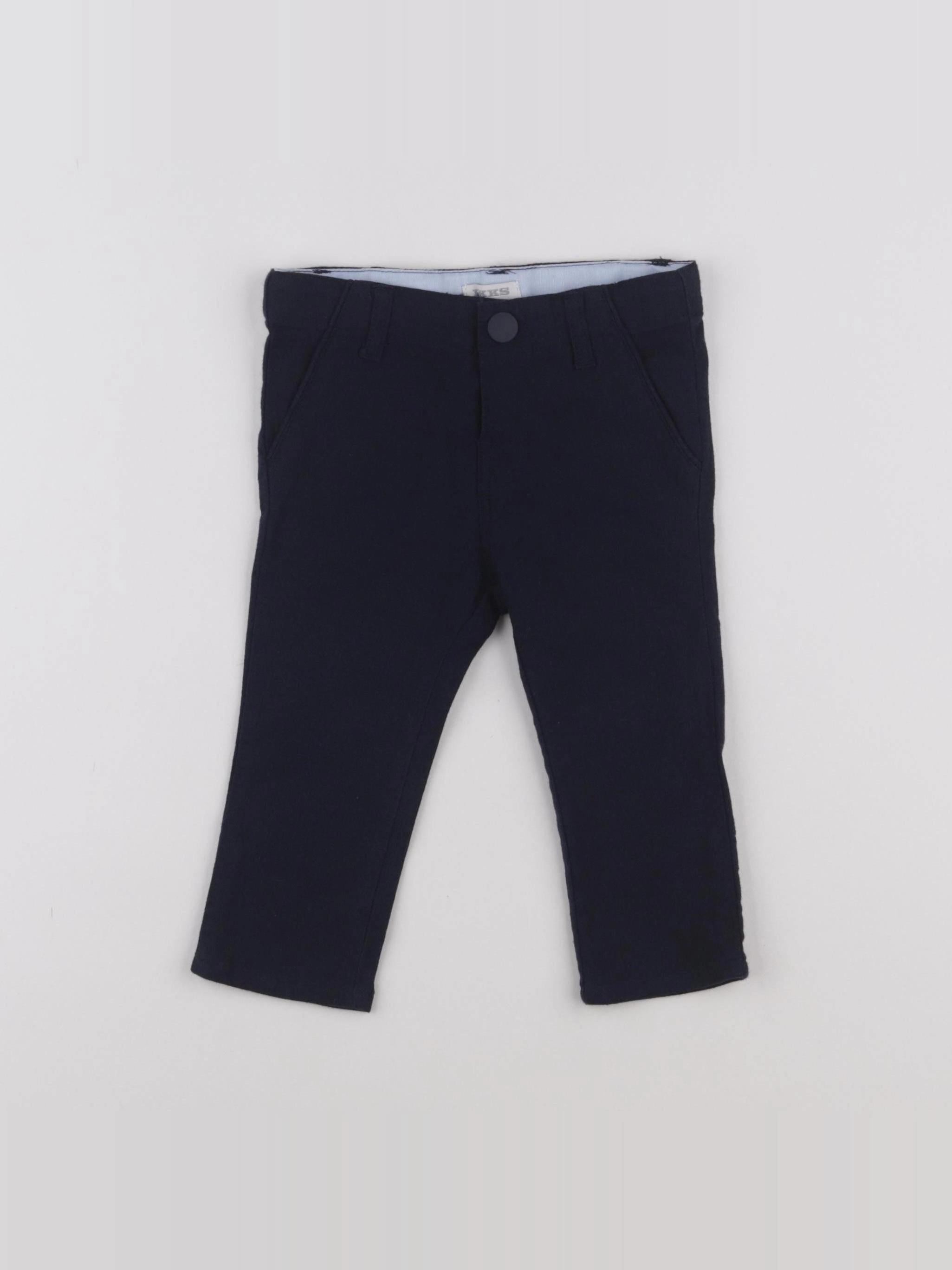 IKKS - pantalon bleu - 12 mois