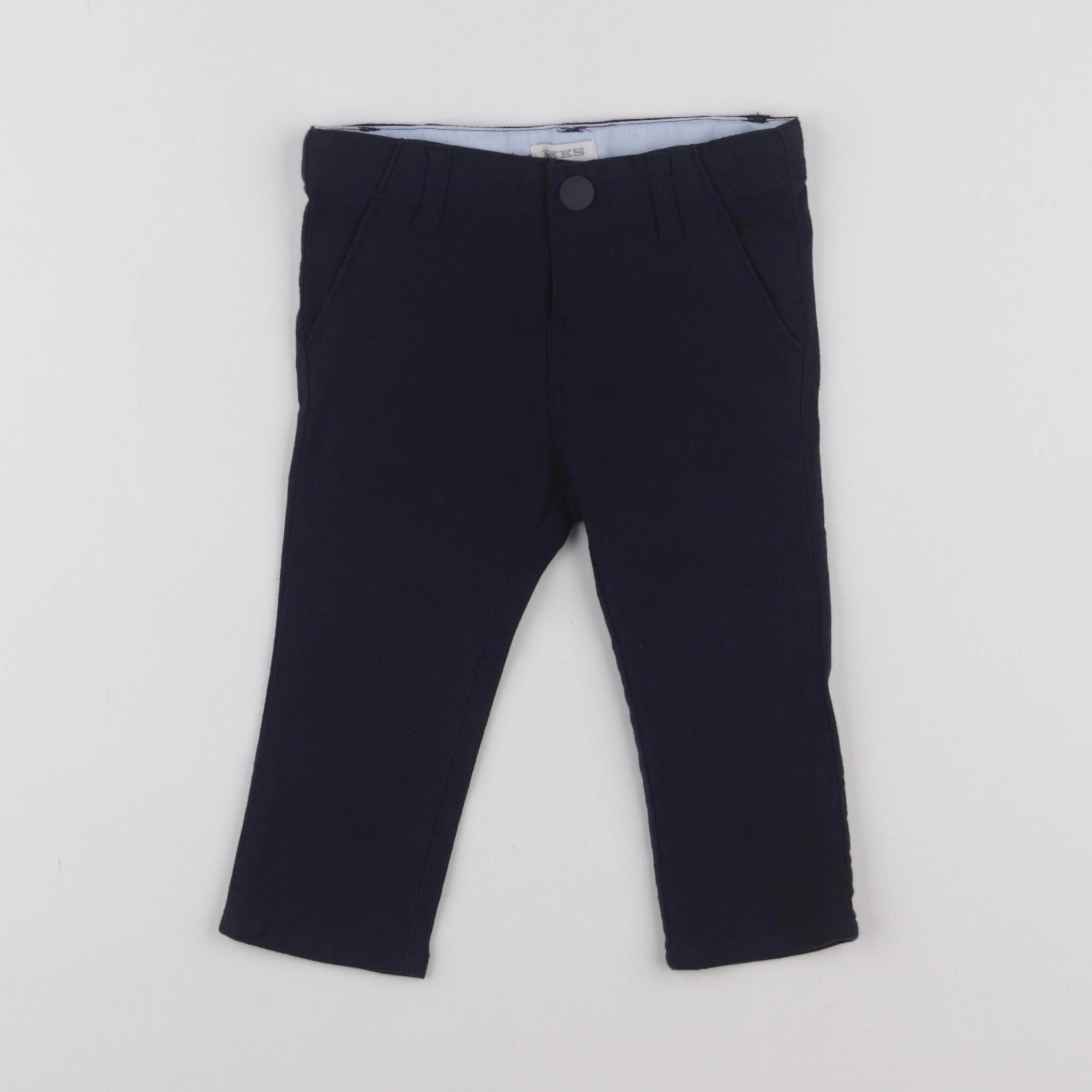 IKKS - pantalon bleu - 12 mois