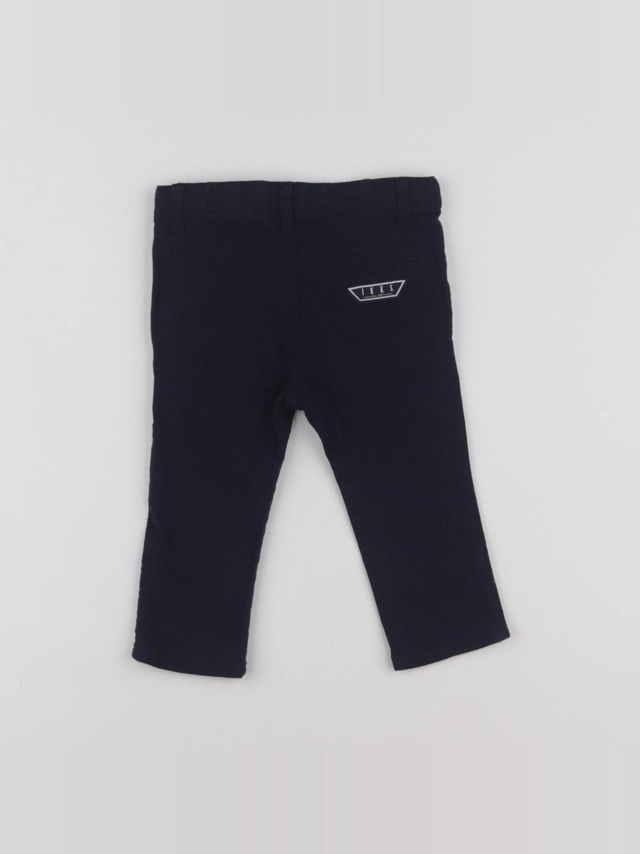 IKKS - pantalon bleu - 12 mois