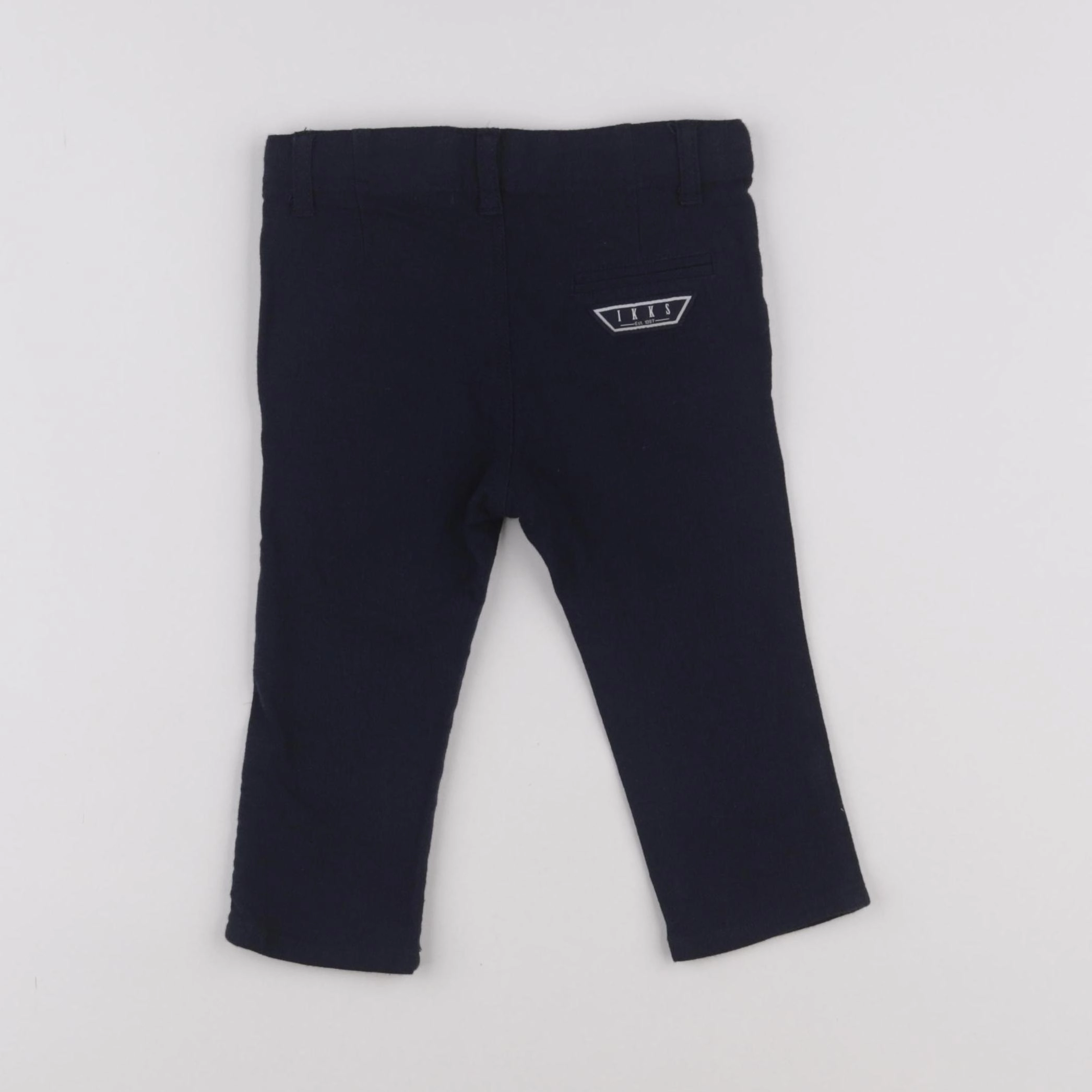 IKKS - pantalon bleu - 12 mois
