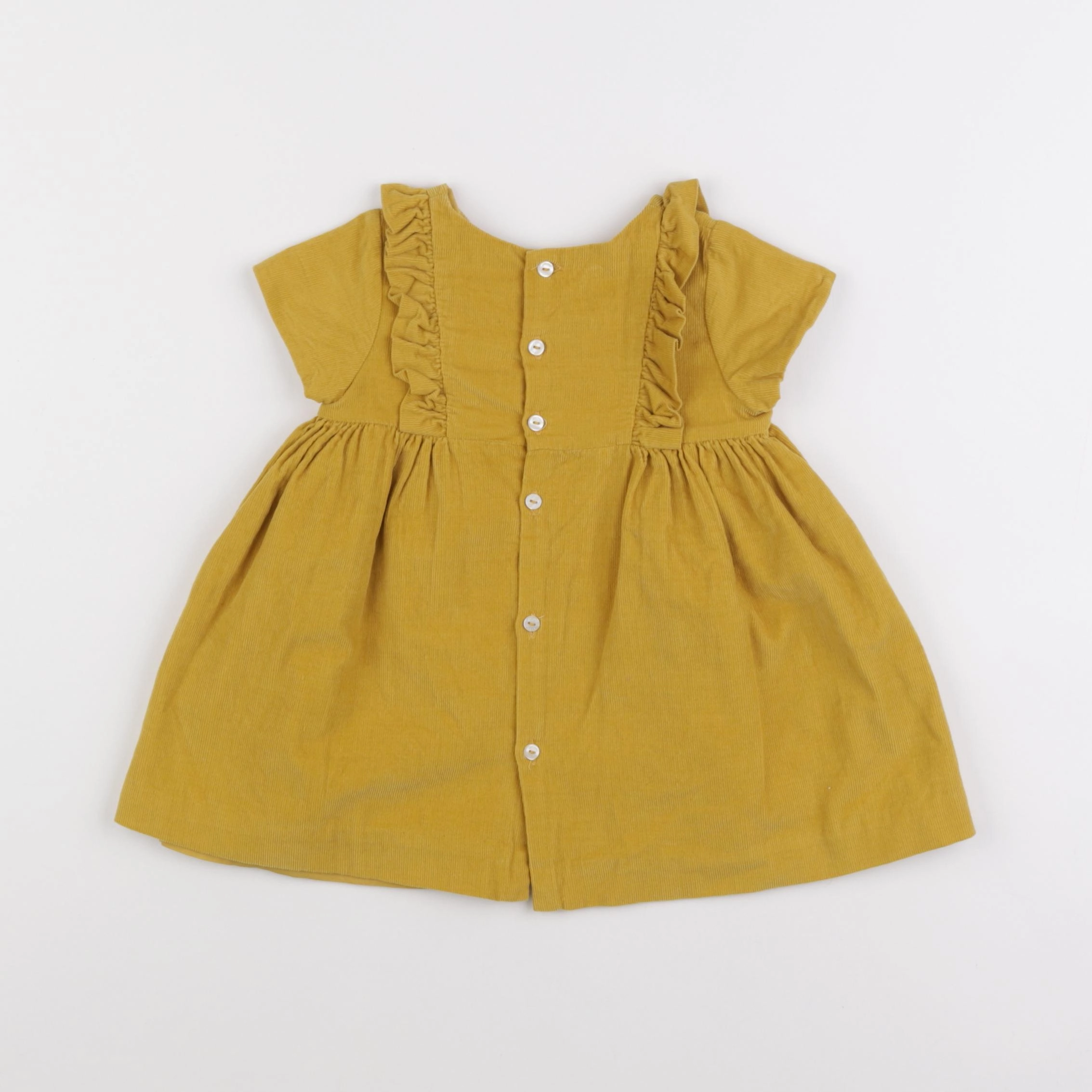 Jacadi - robe jaune - 12 mois