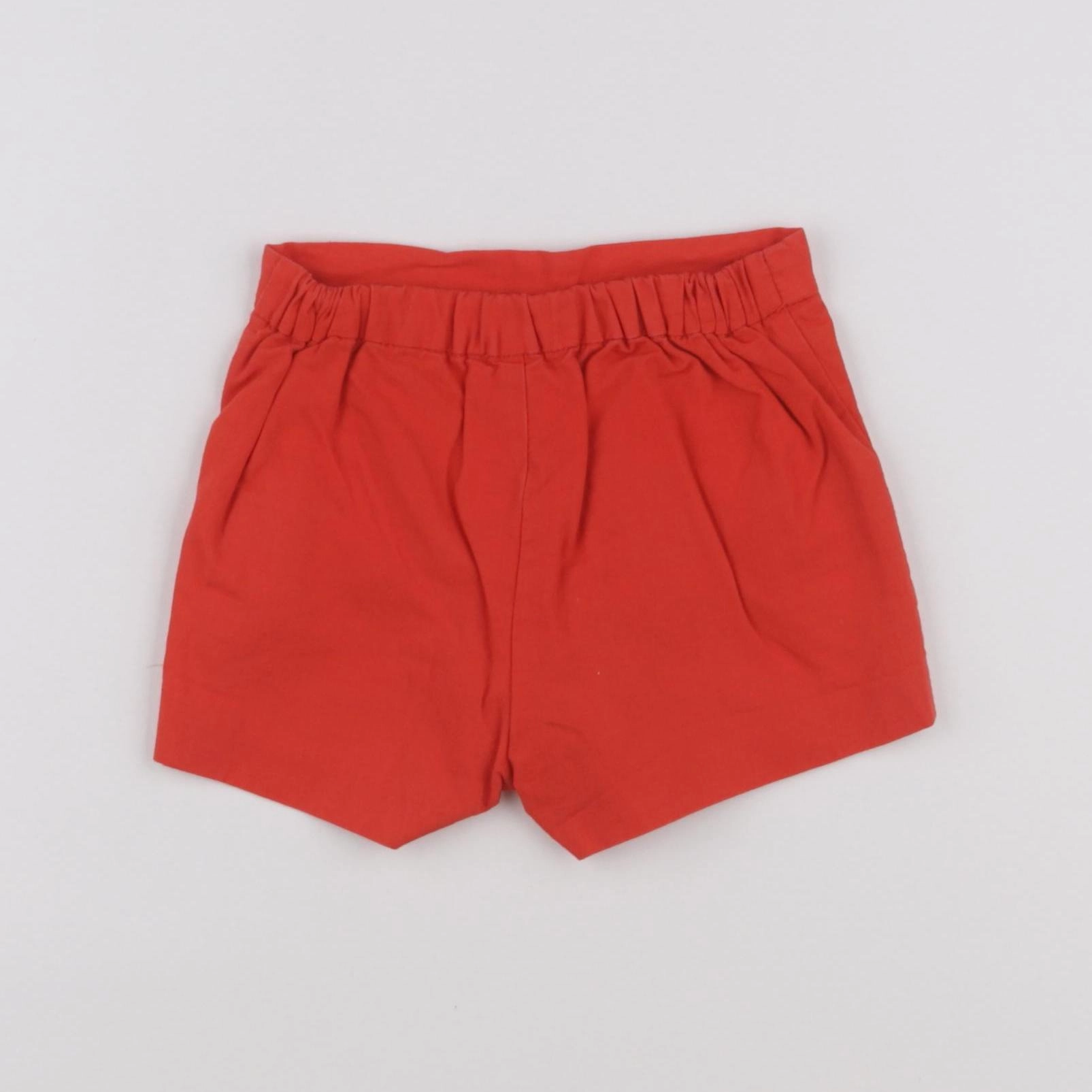 Jacadi - short rouge - 12 mois