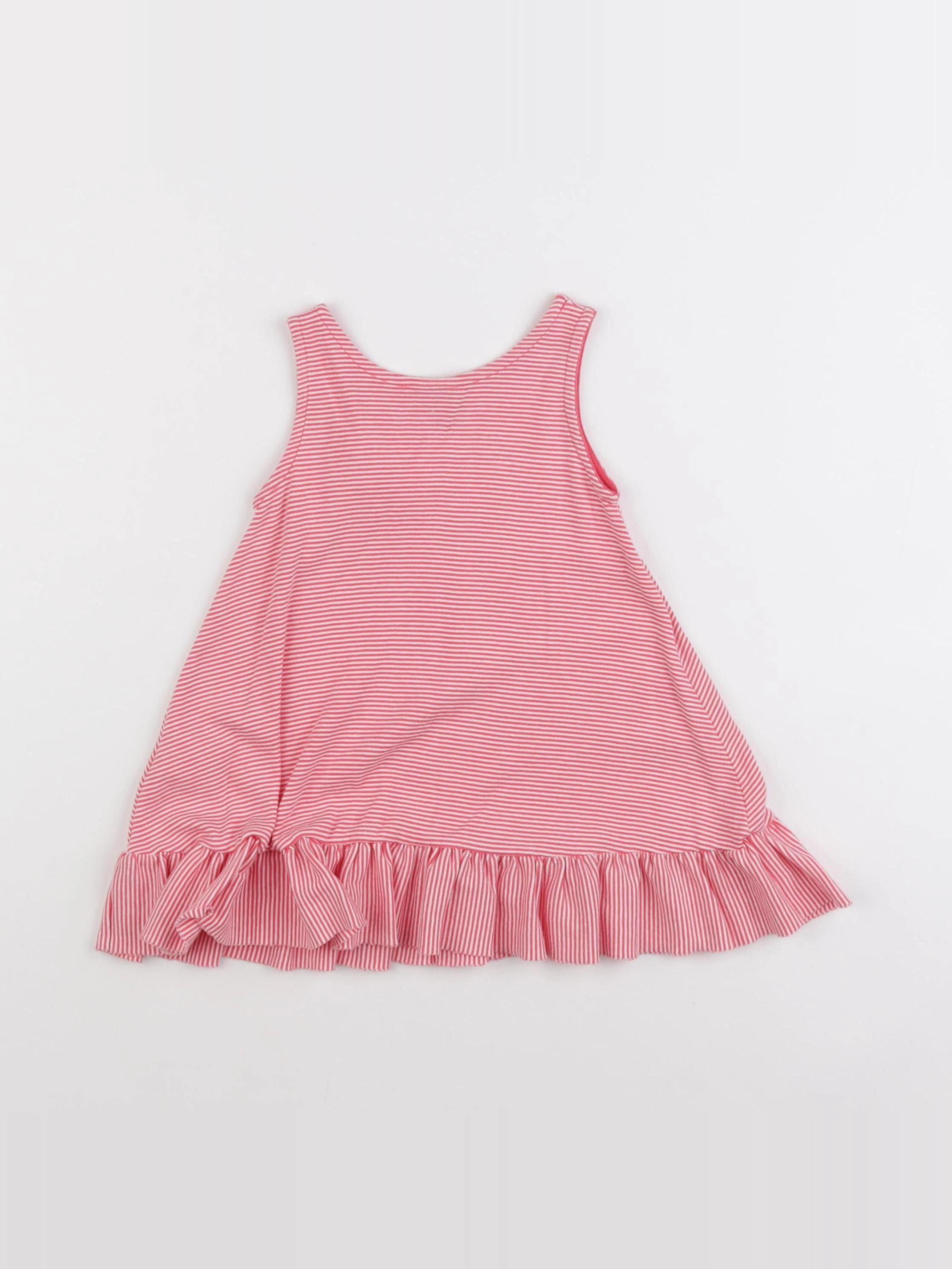 Petit Bateau - robe rose - 18 mois