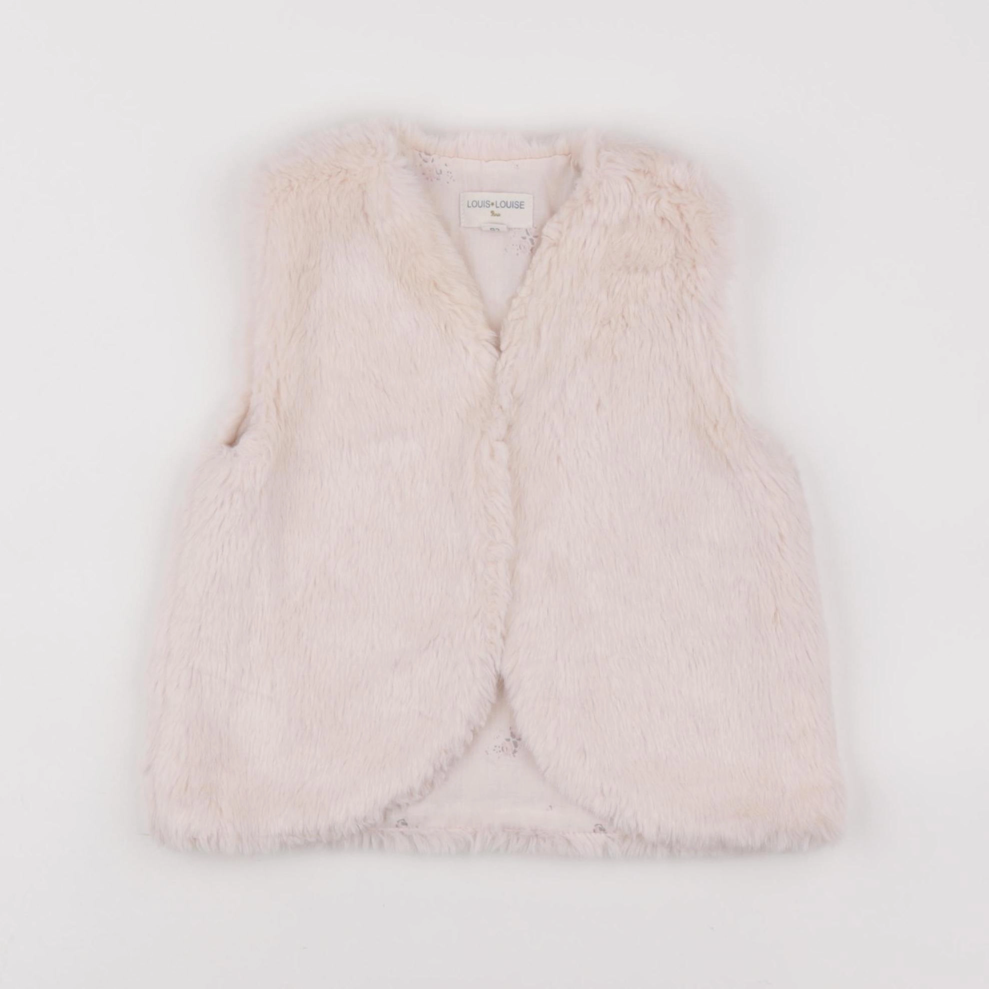 Louis Louise - gilet rose - 3 ans