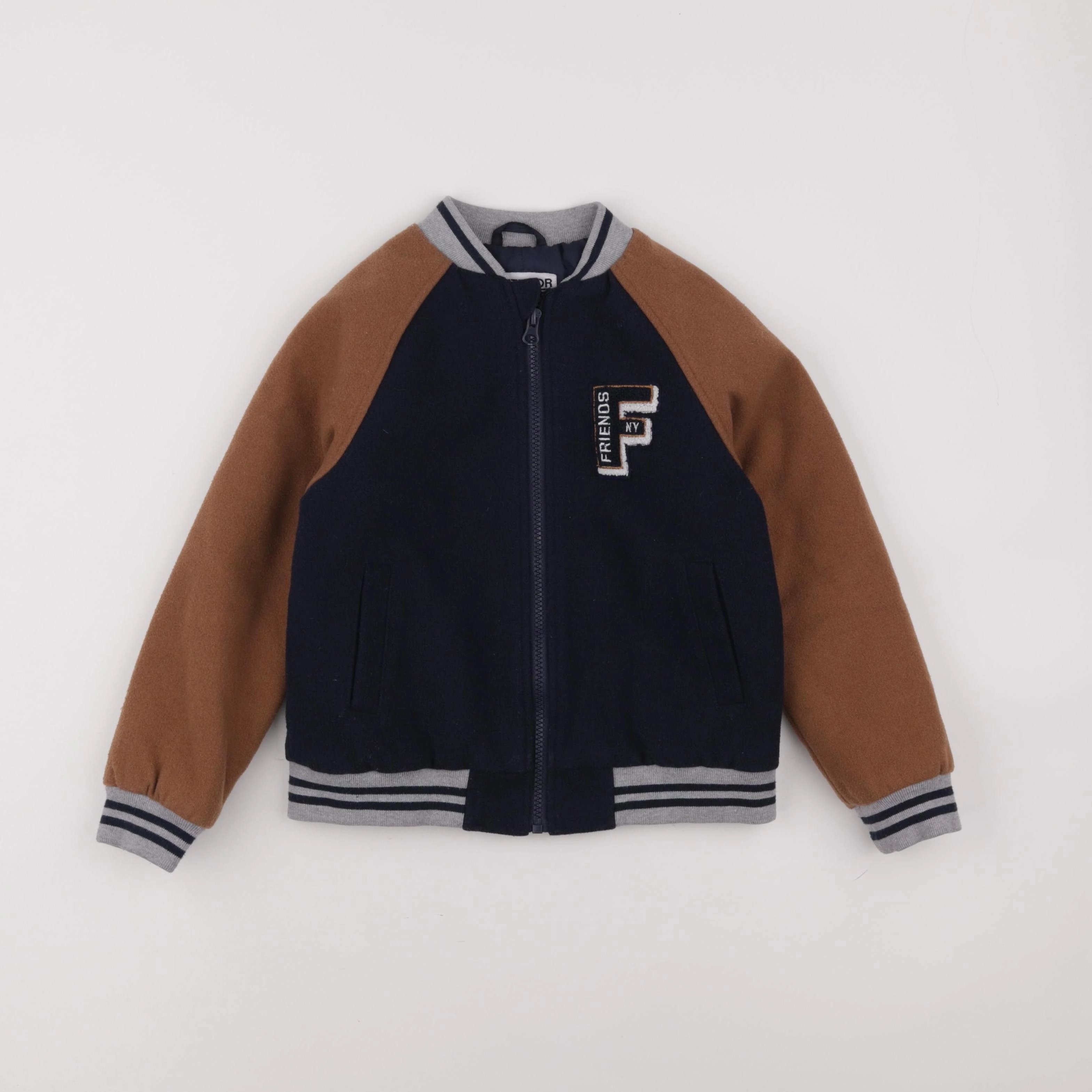 Vertbaudet - veste bleu - 7 ans