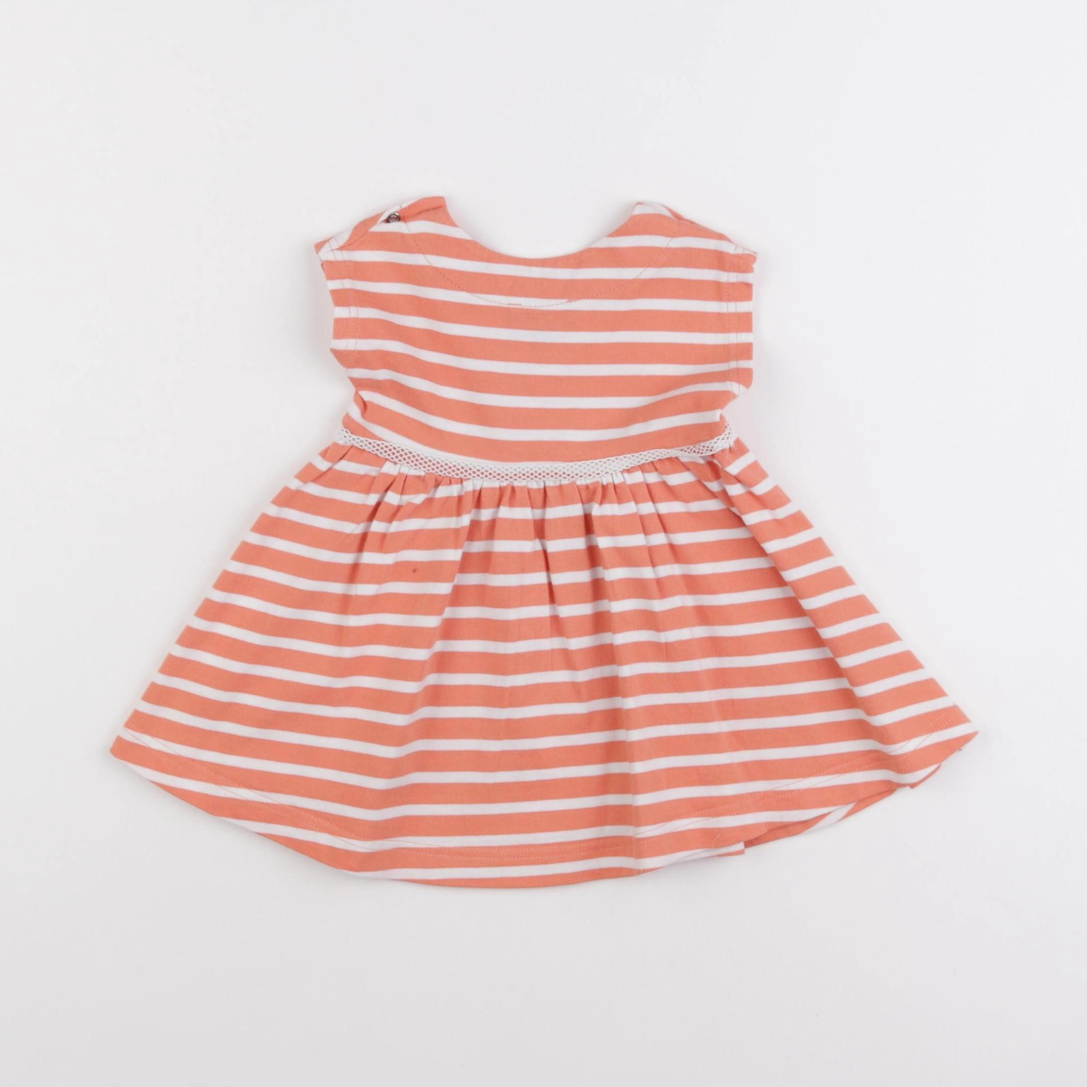 Armor Lux - robe orange - 6 mois