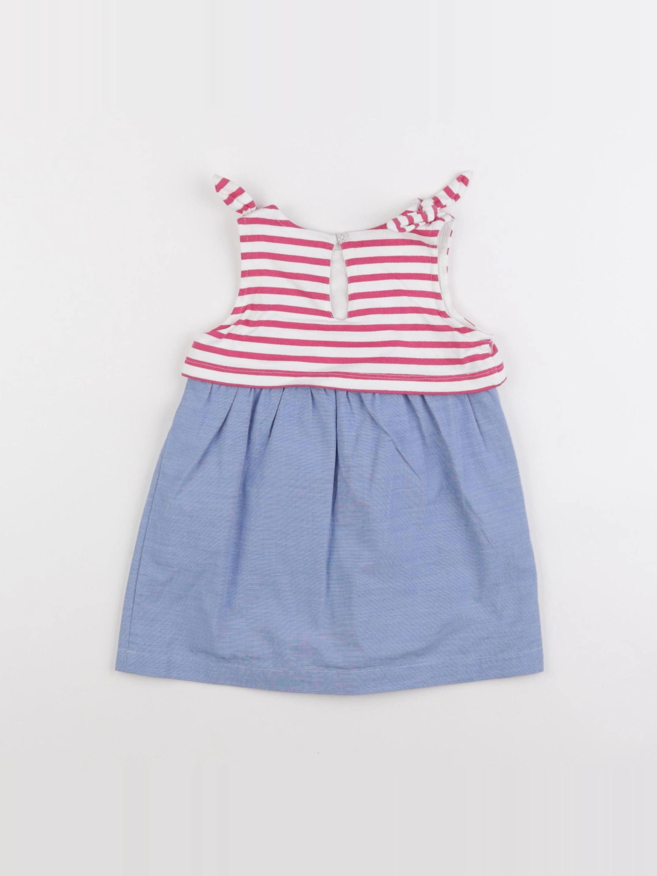 Cadet Rousselle - robe bleu - 12 mois