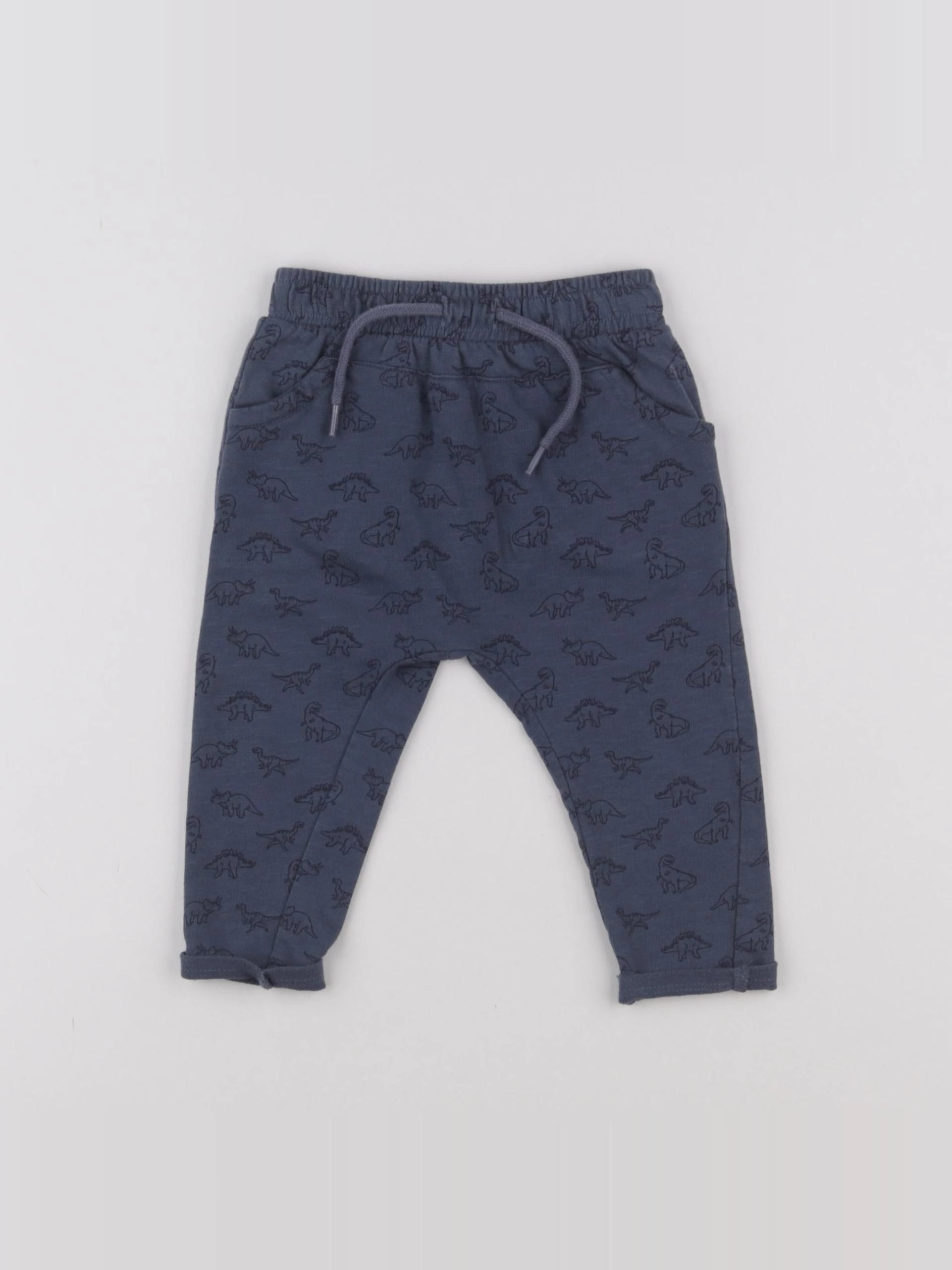 Vertbaudet - pantalon bleu - 9 mois