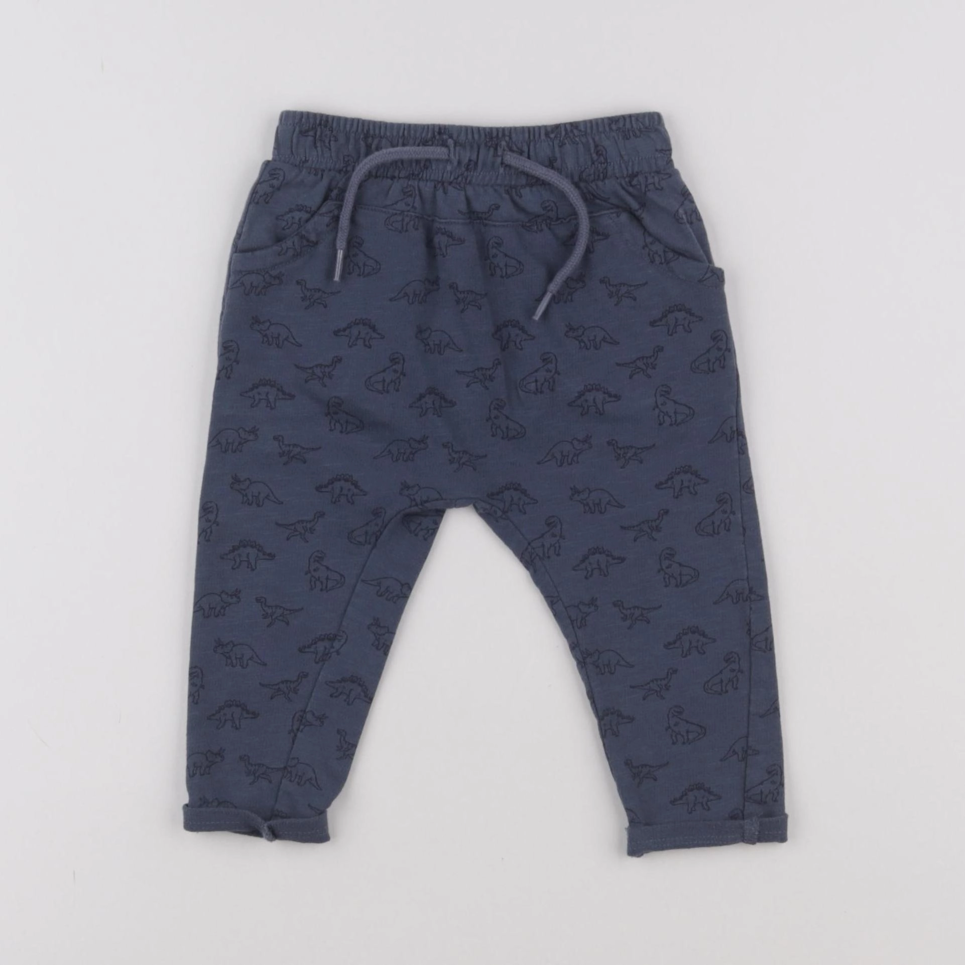 Vertbaudet - pantalon bleu - 9 mois