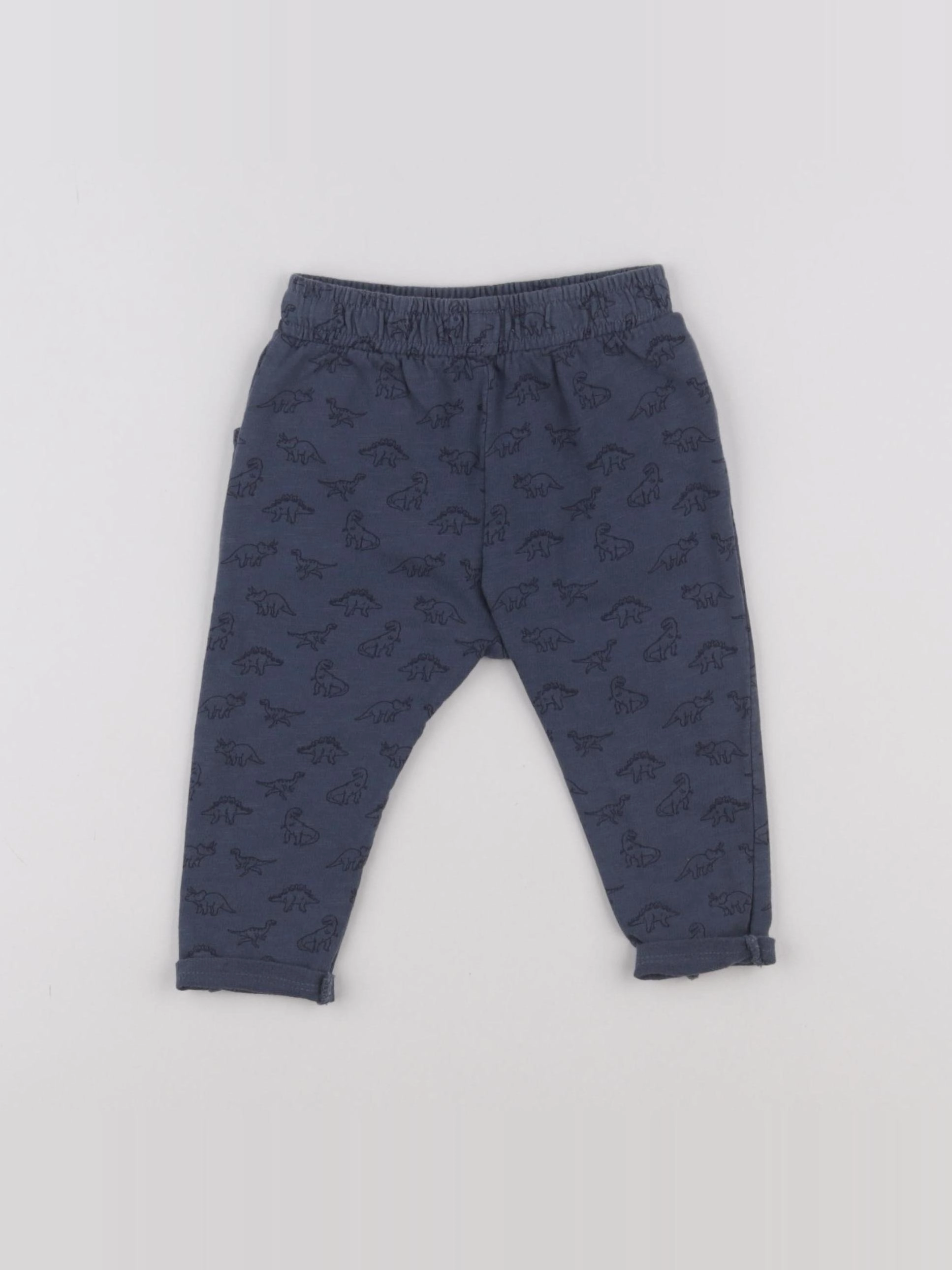 Vertbaudet - pantalon bleu - 9 mois