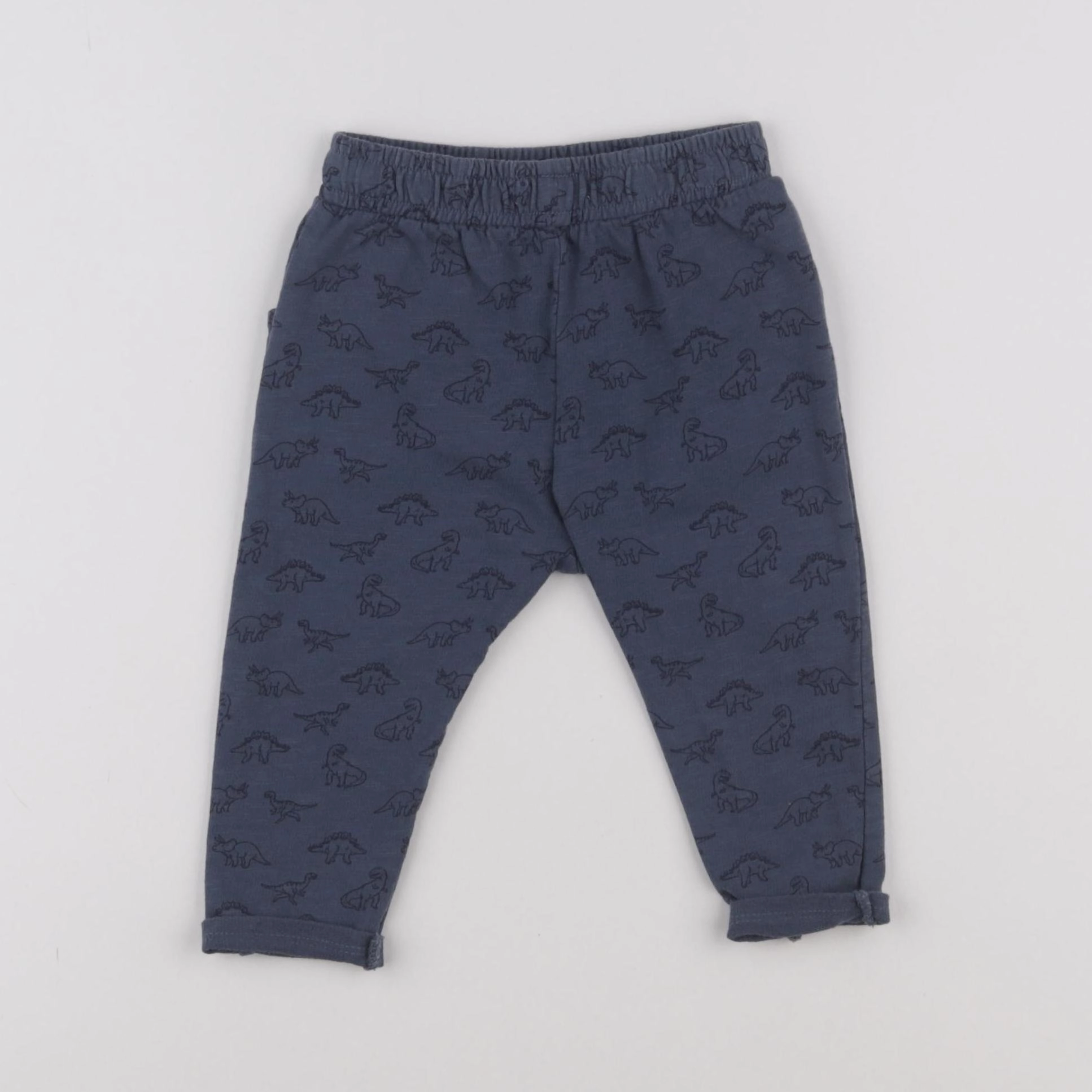 Vertbaudet - pantalon bleu - 9 mois