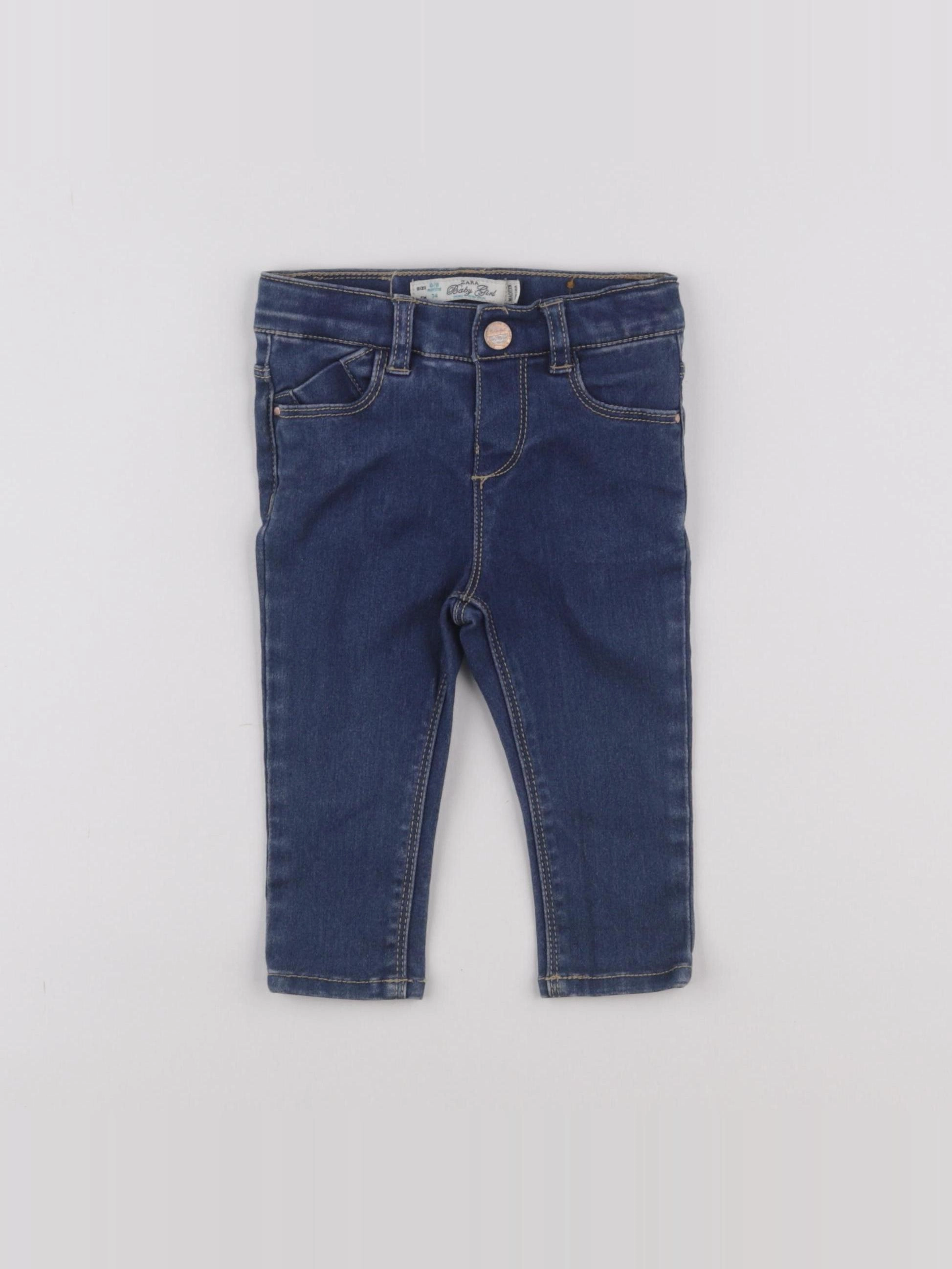 Zara - jean bleu - 6/9 mois