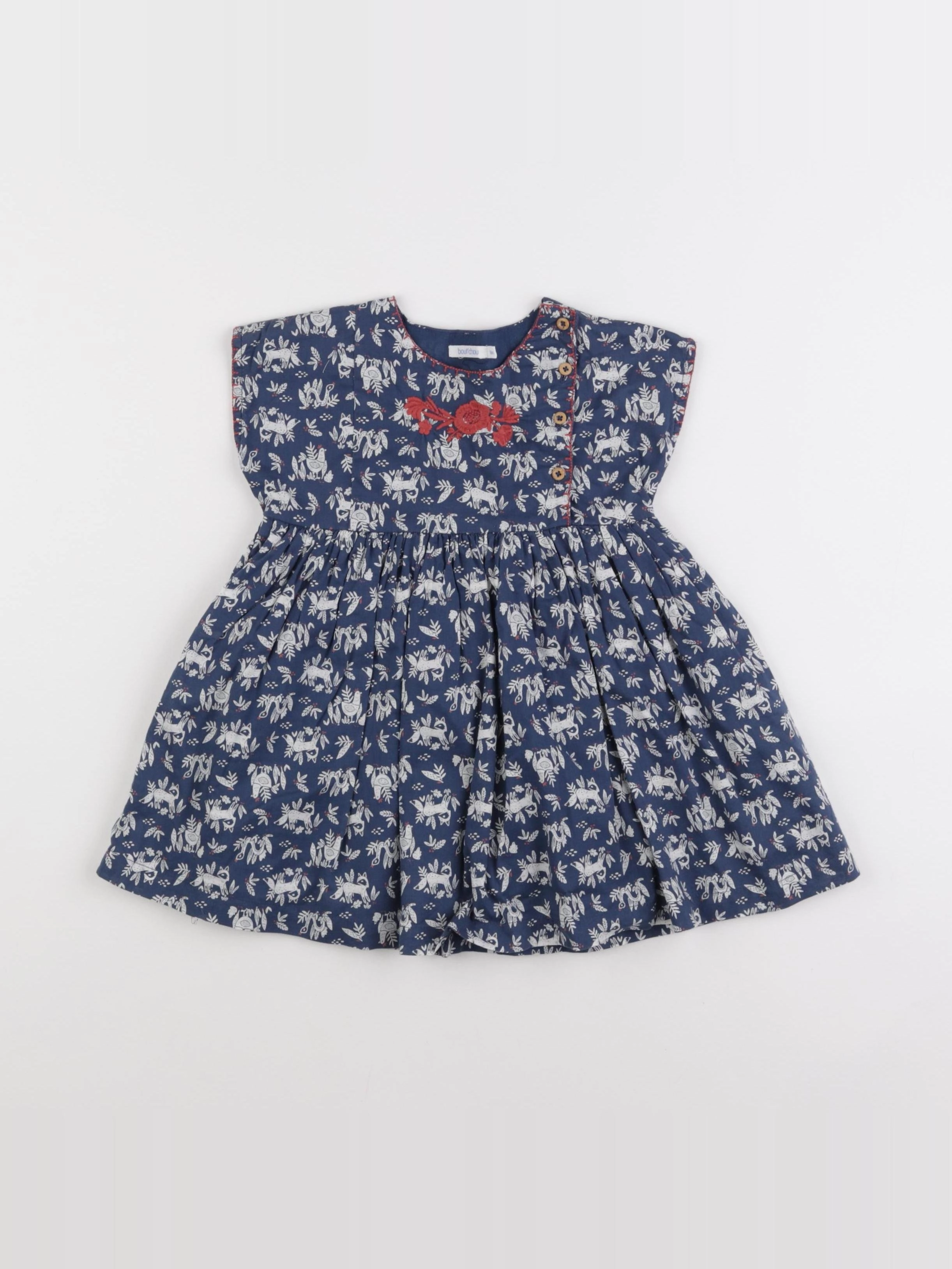 Boutchou - robe bleu - 18 mois