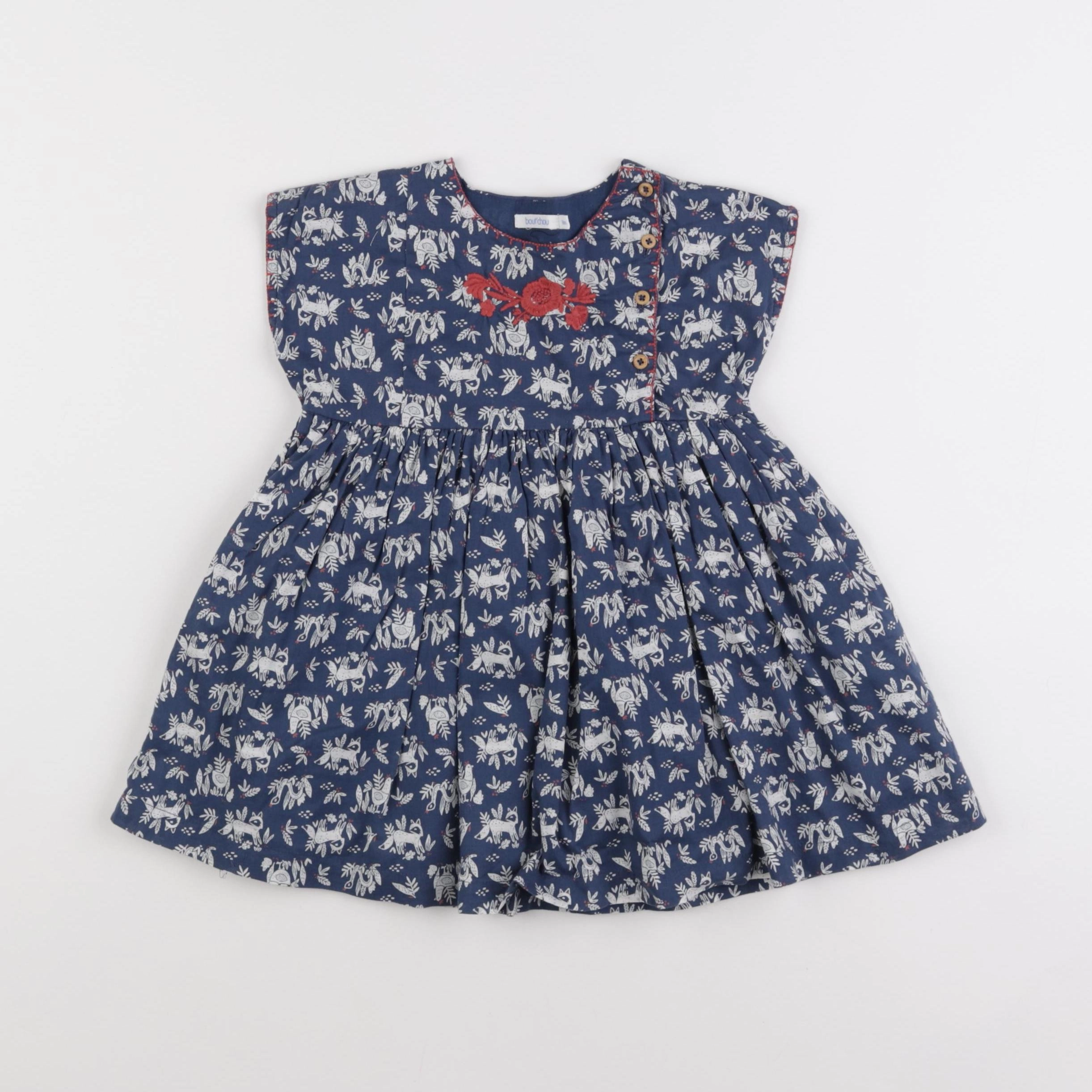 Boutchou - robe bleu - 18 mois