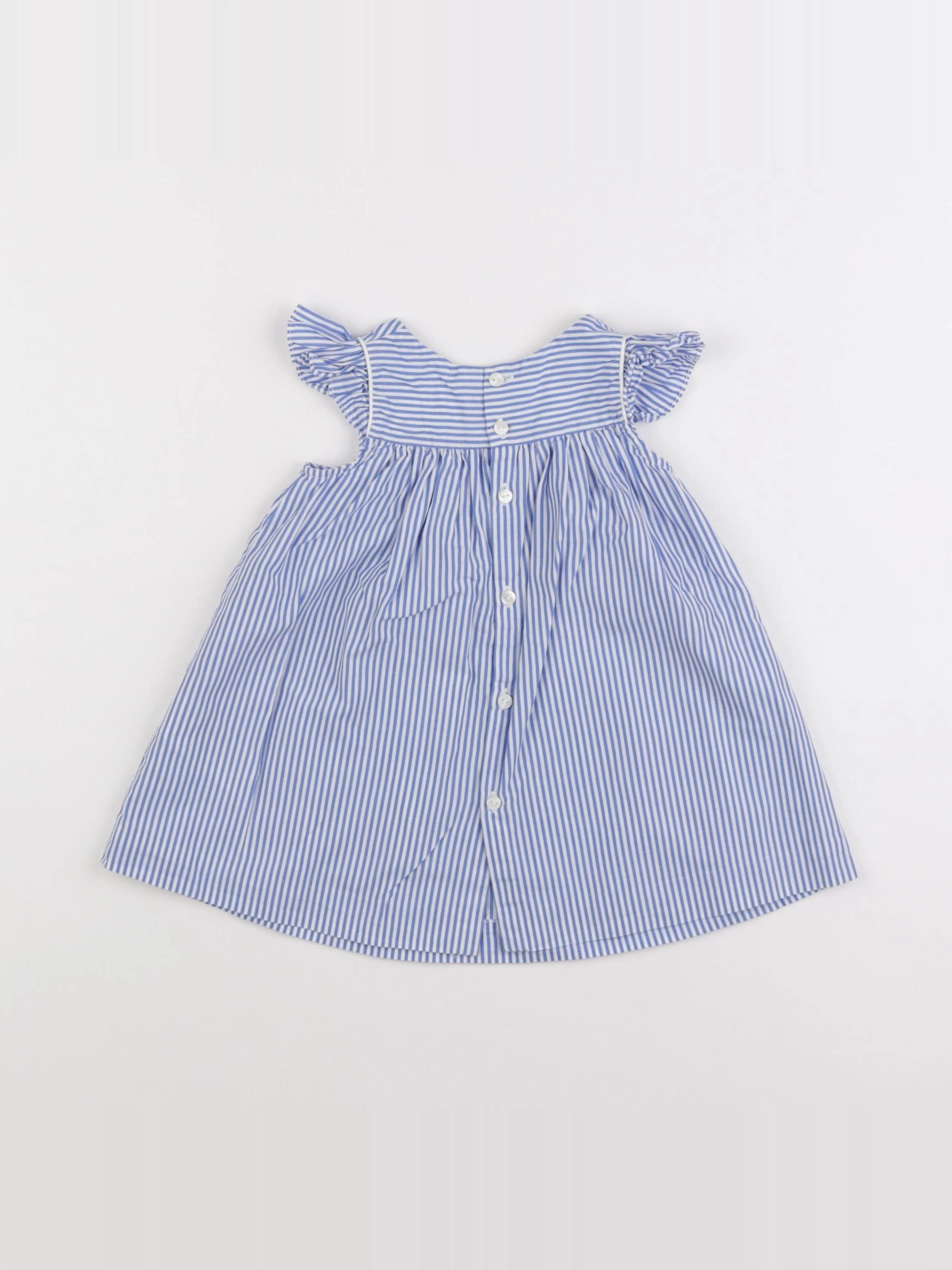 Jacadi - robe bleu - 12 mois