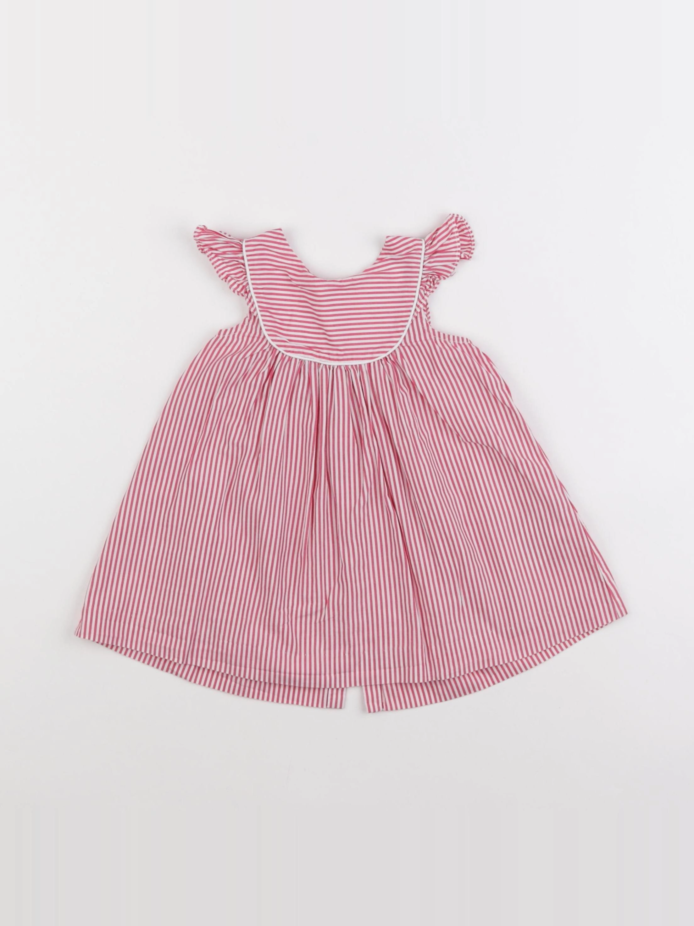 Jacadi - robe rose - 12 mois