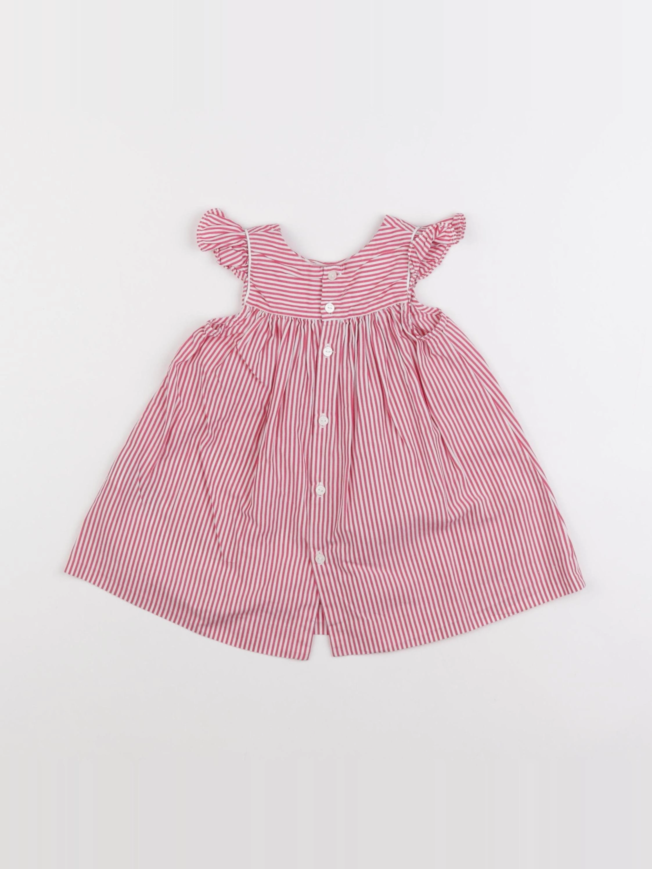 Jacadi - robe rose - 12 mois