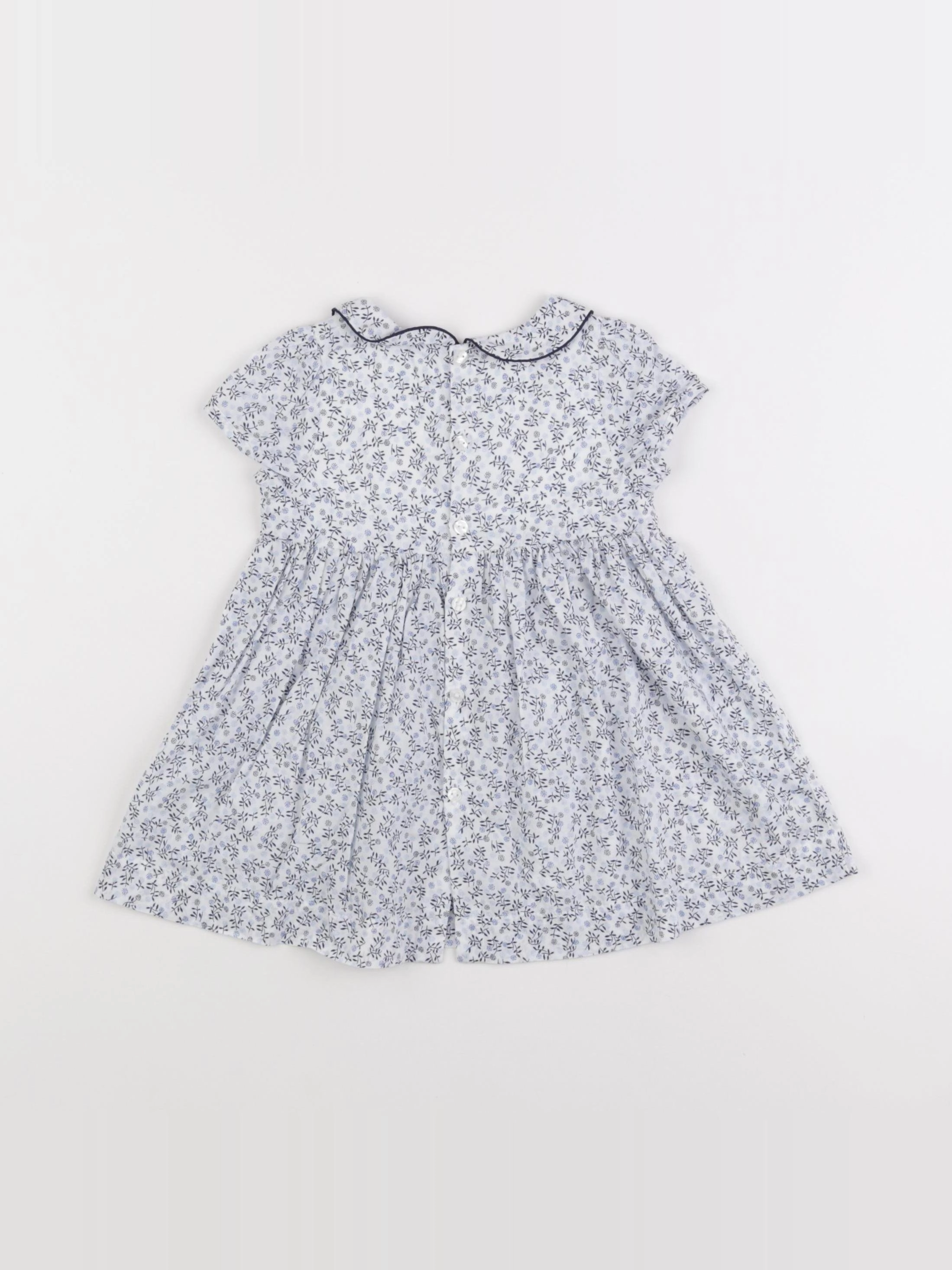 Jacadi - robe bleu - 12 mois