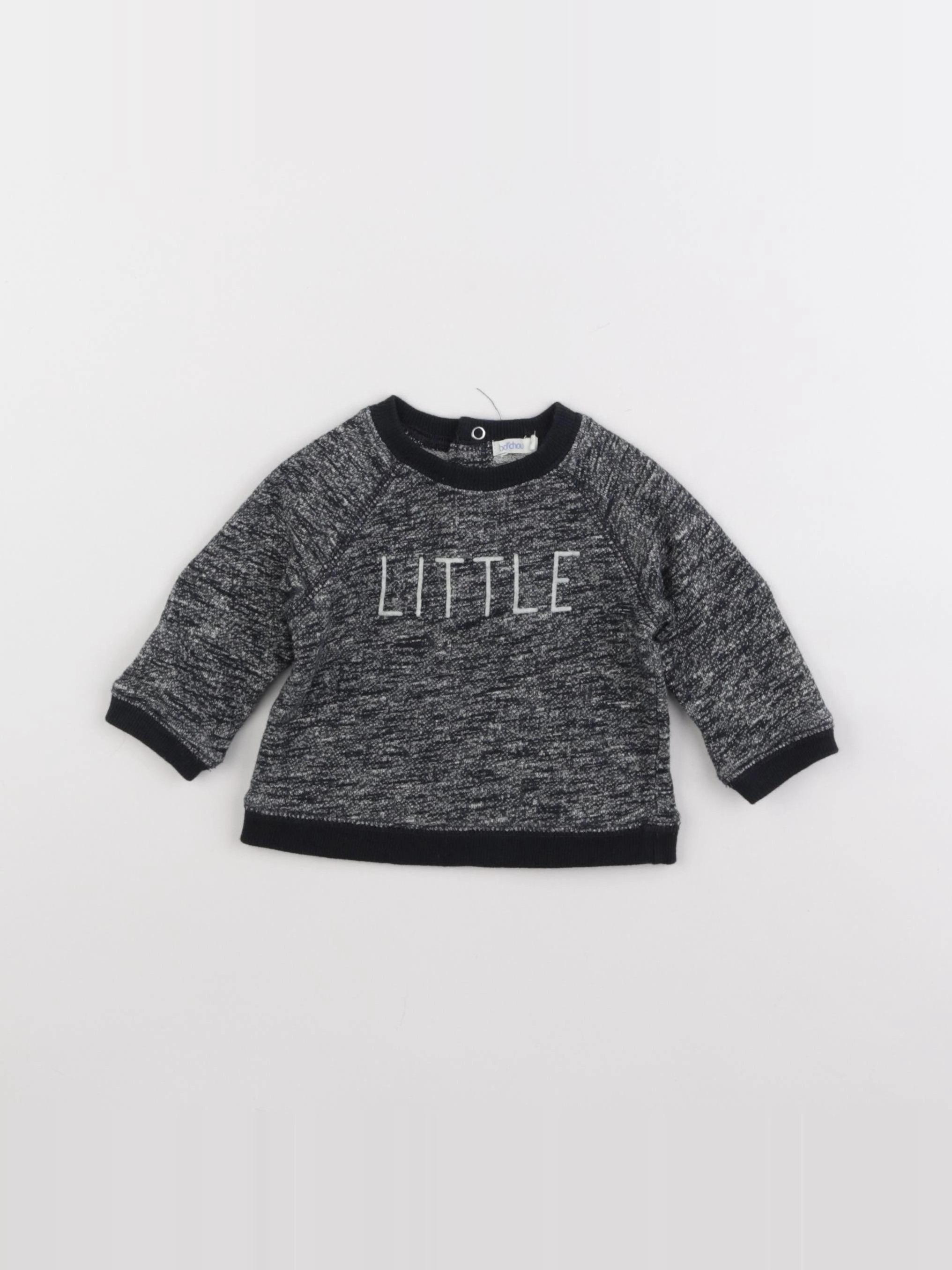Boutchou - sweat bleu - 6 mois
