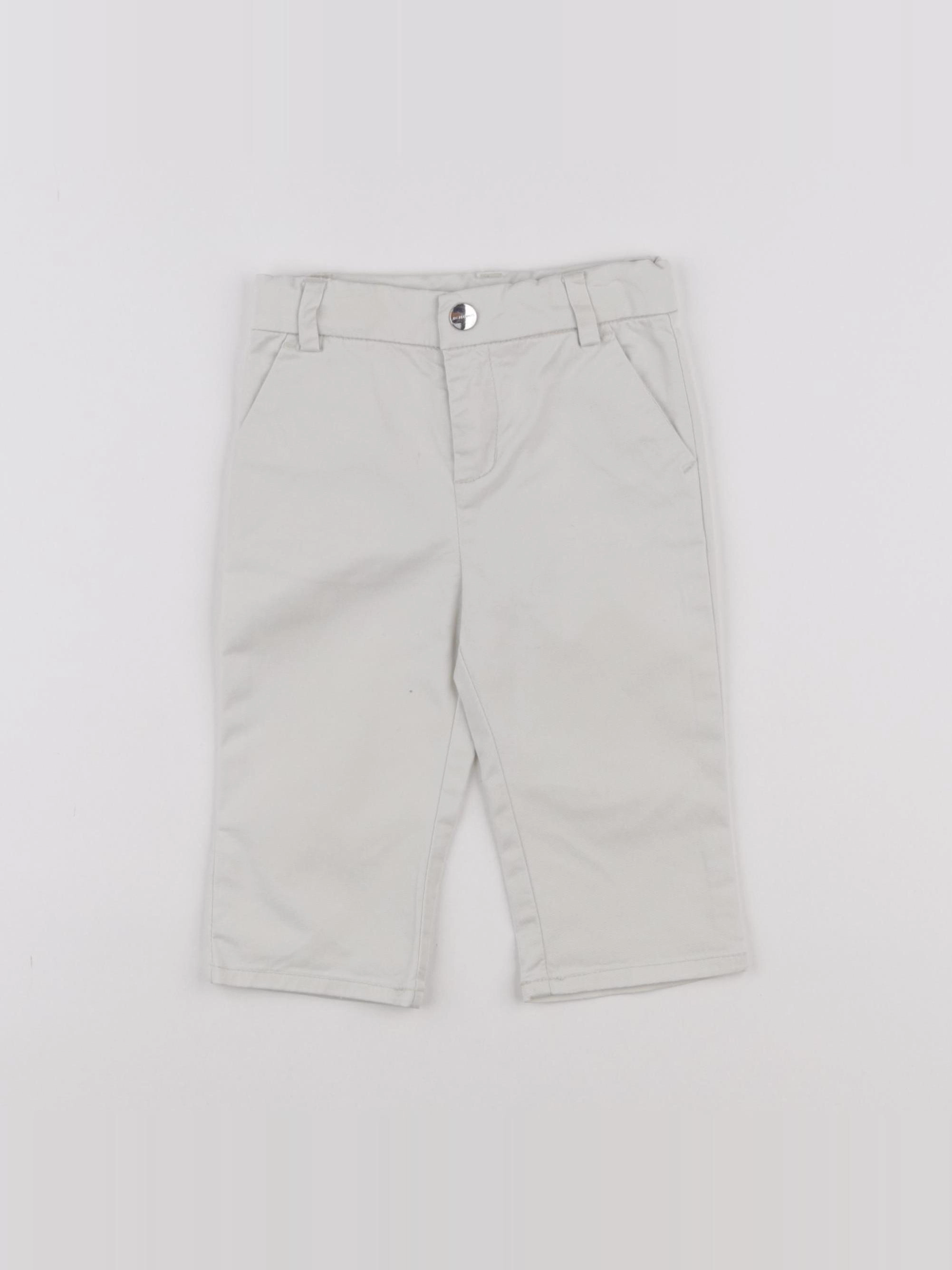 Jacadi - pantalon blanc - 12 mois