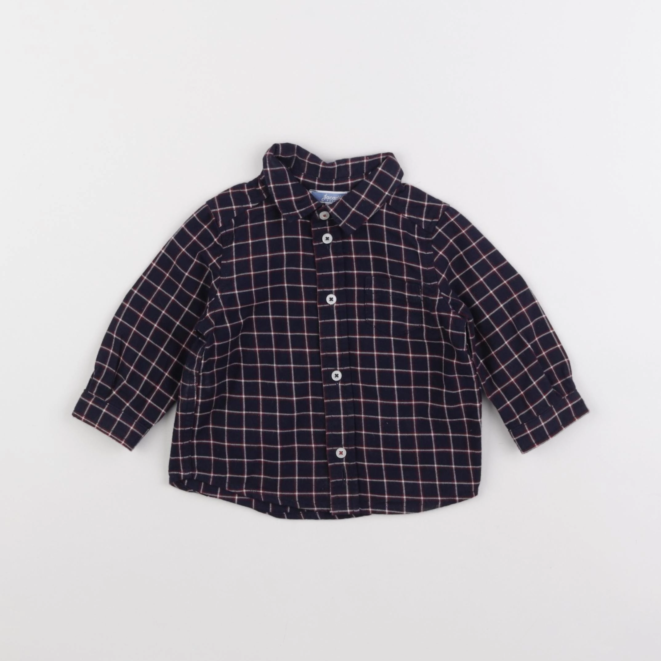Jacadi - chemise bleu - 6 mois