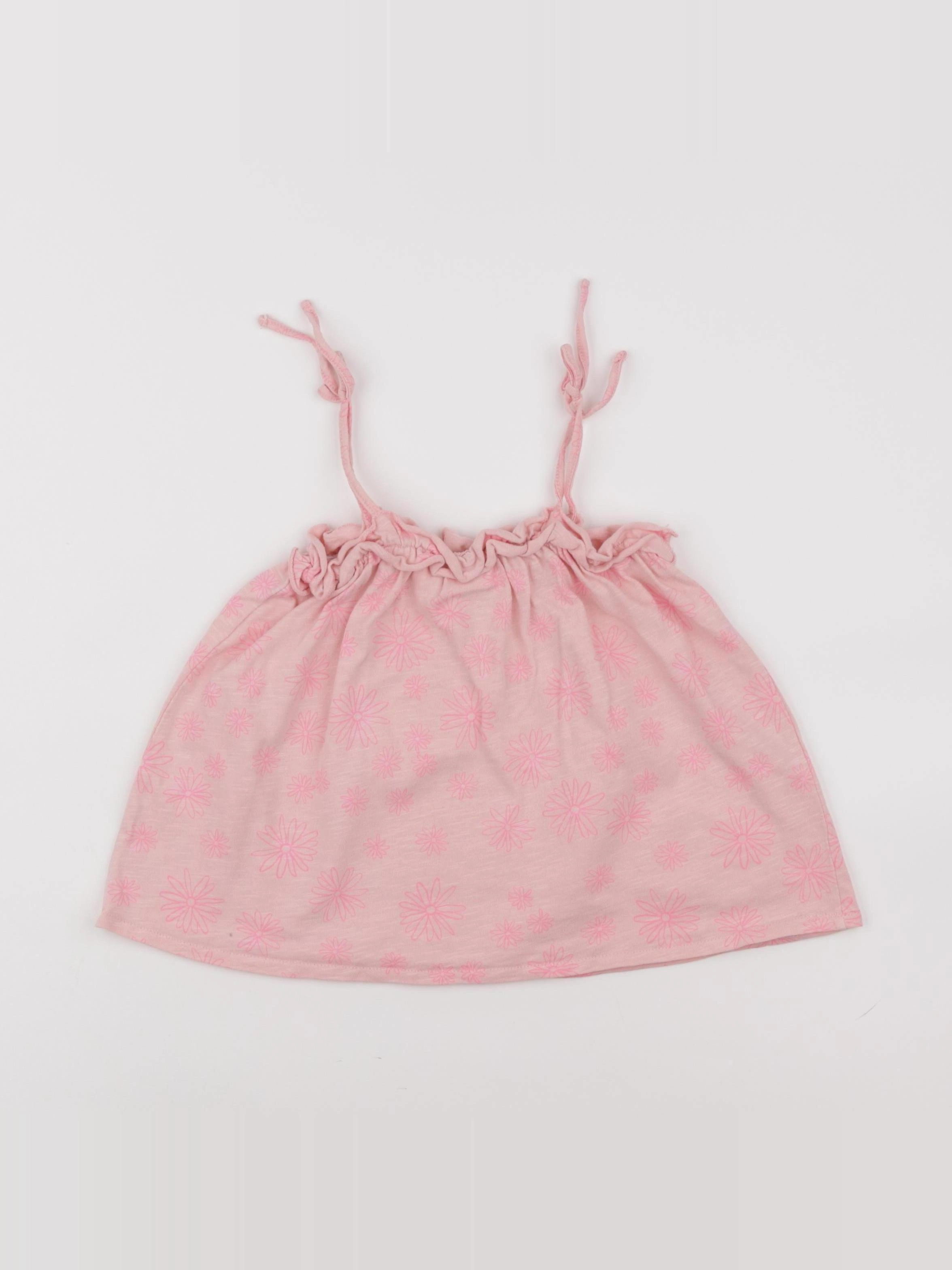 Zara - débardeur rose - 18/24 mois