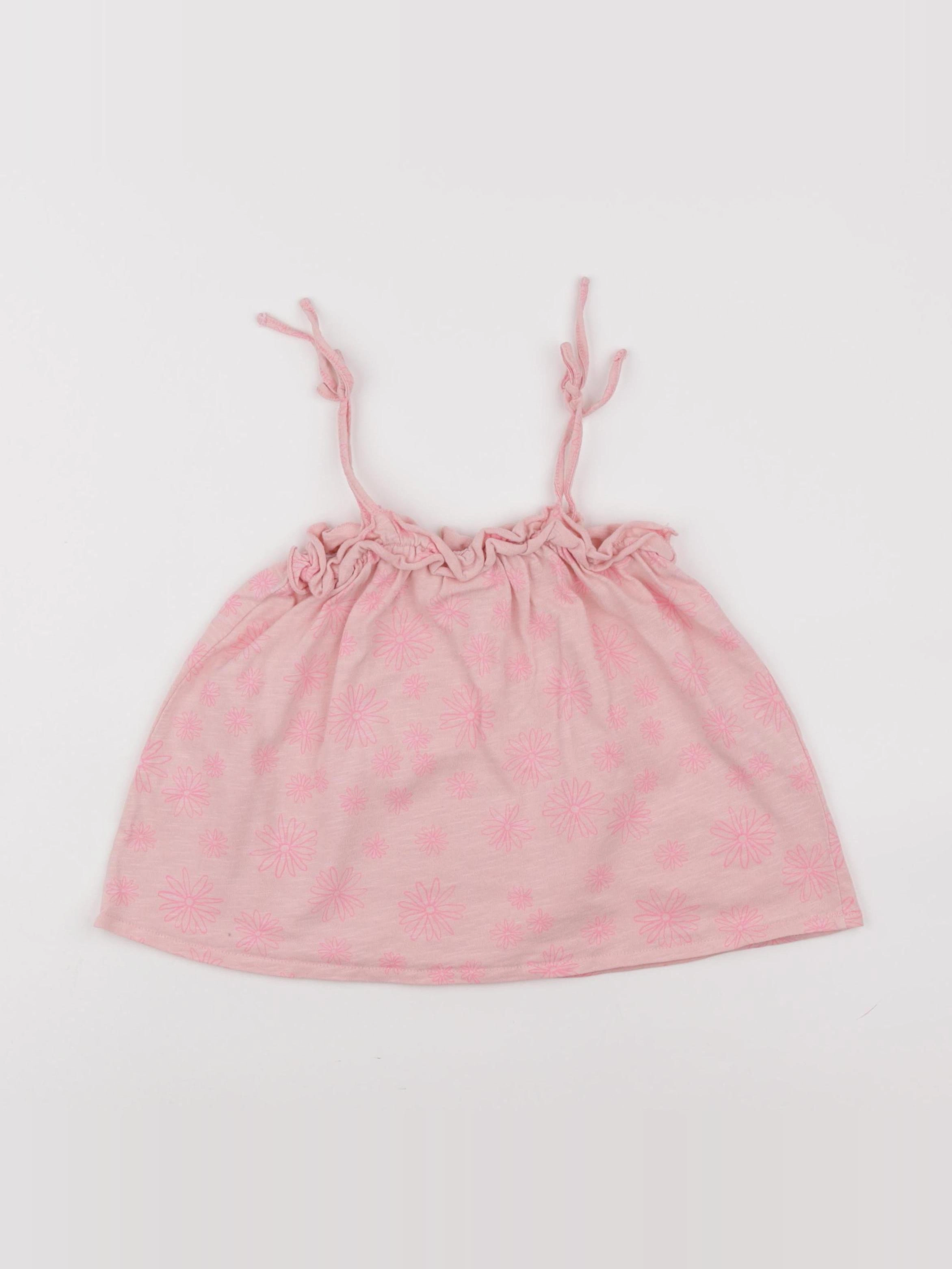 Zara - débardeur rose - 18/24 mois