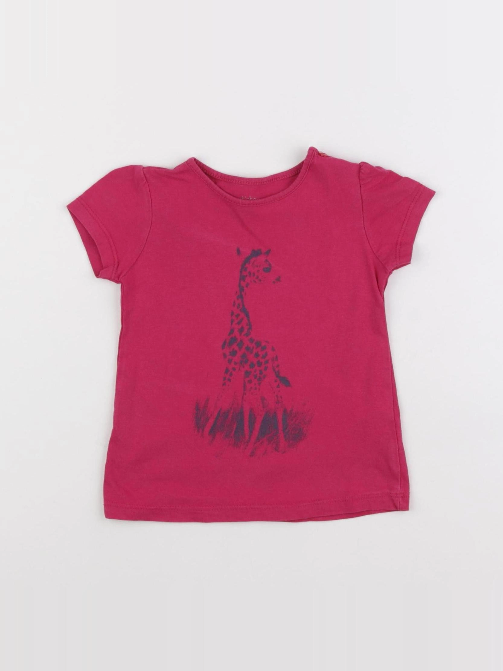 Boutchou - tee-shirt rose - 18 mois