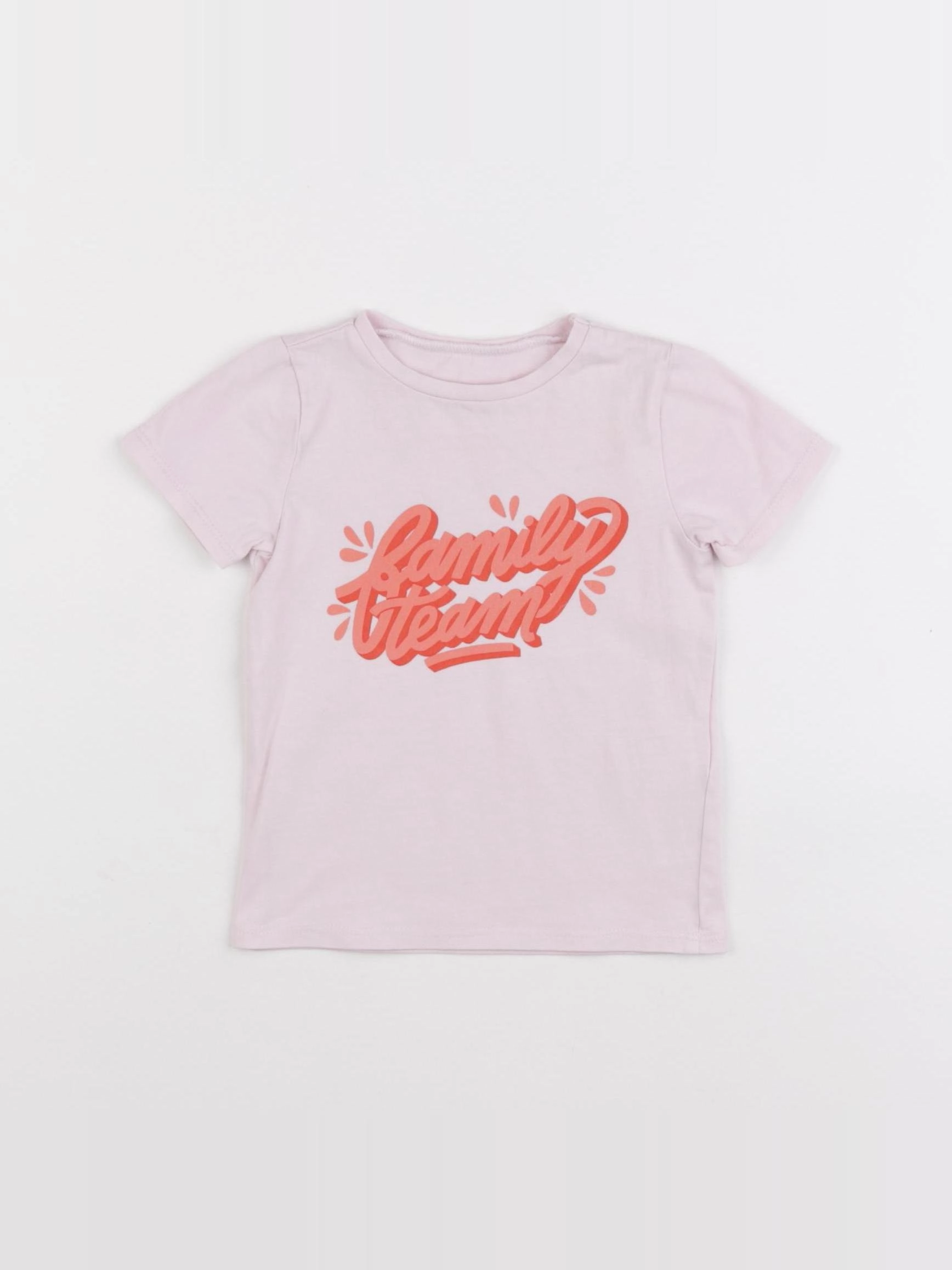 Vertbaudet - tee-shirt rose - 6 mois