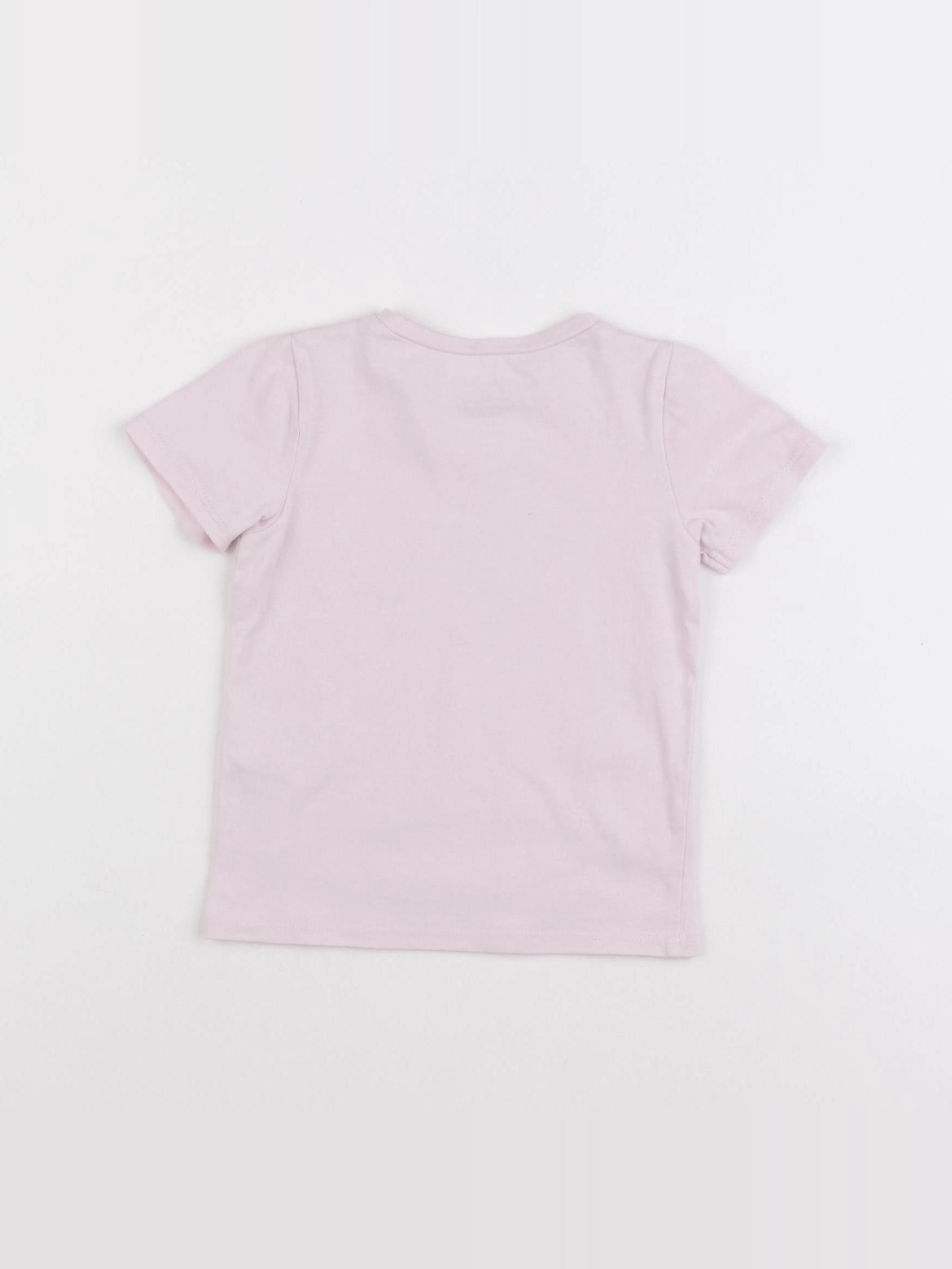 Vertbaudet - tee-shirt rose - 6 mois