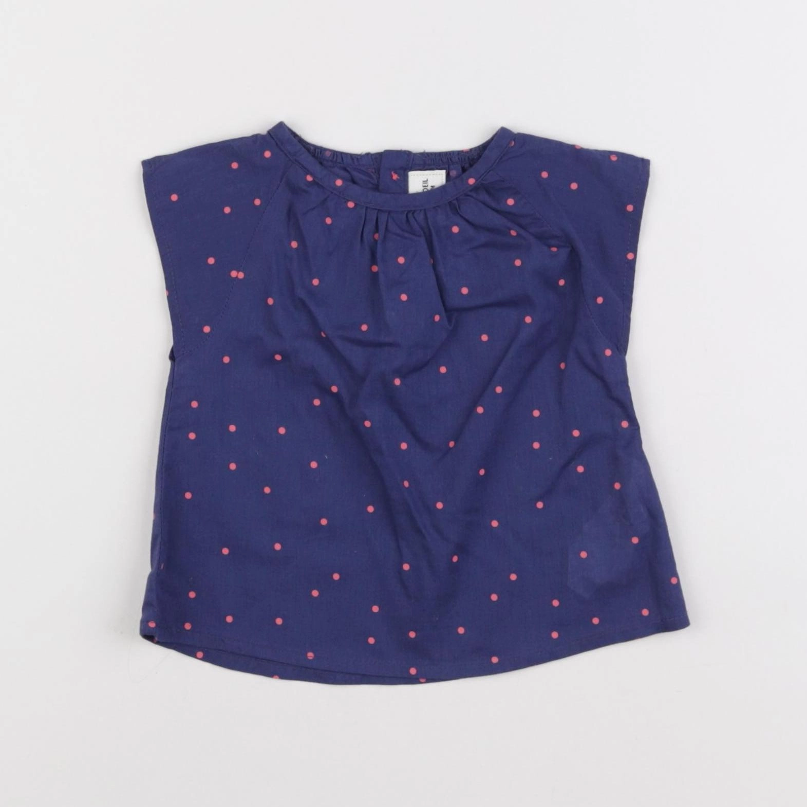 Tape à l'oeil - blouse bleu - 6 mois