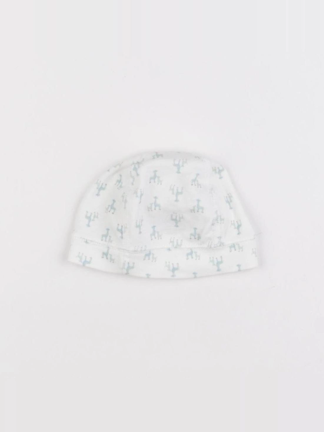 Petit Bateau - bonnet blanc - 12 mois