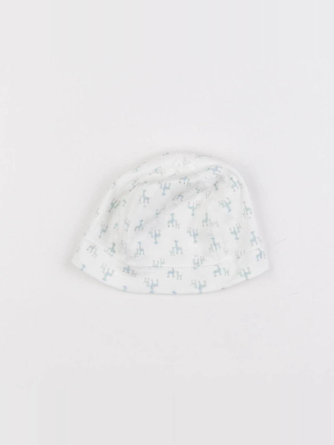 Petit Bateau - bonnet blanc - 12 mois
