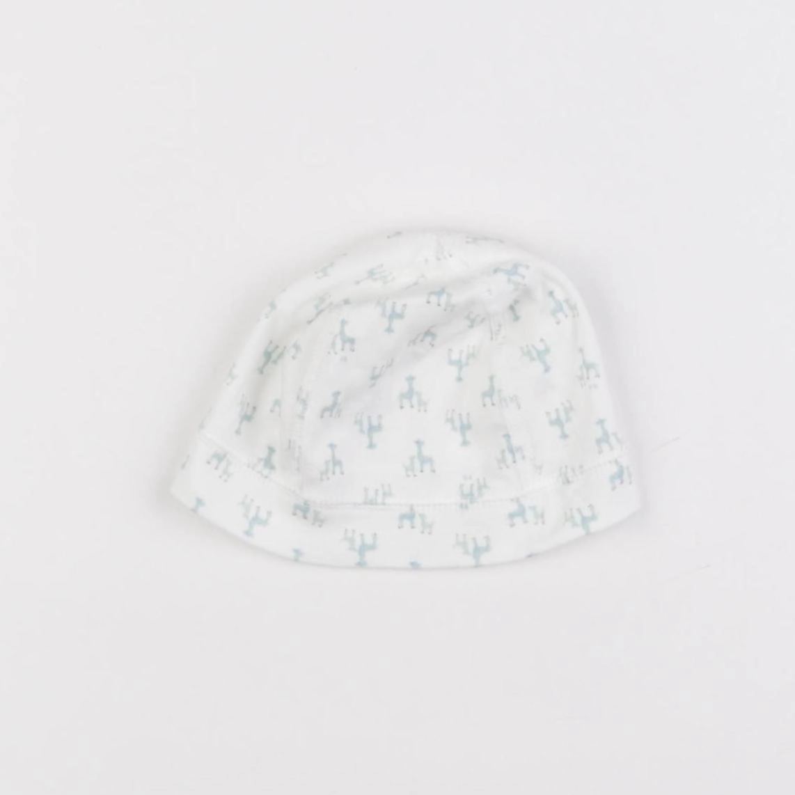 Petit Bateau - bonnet blanc - 12 mois