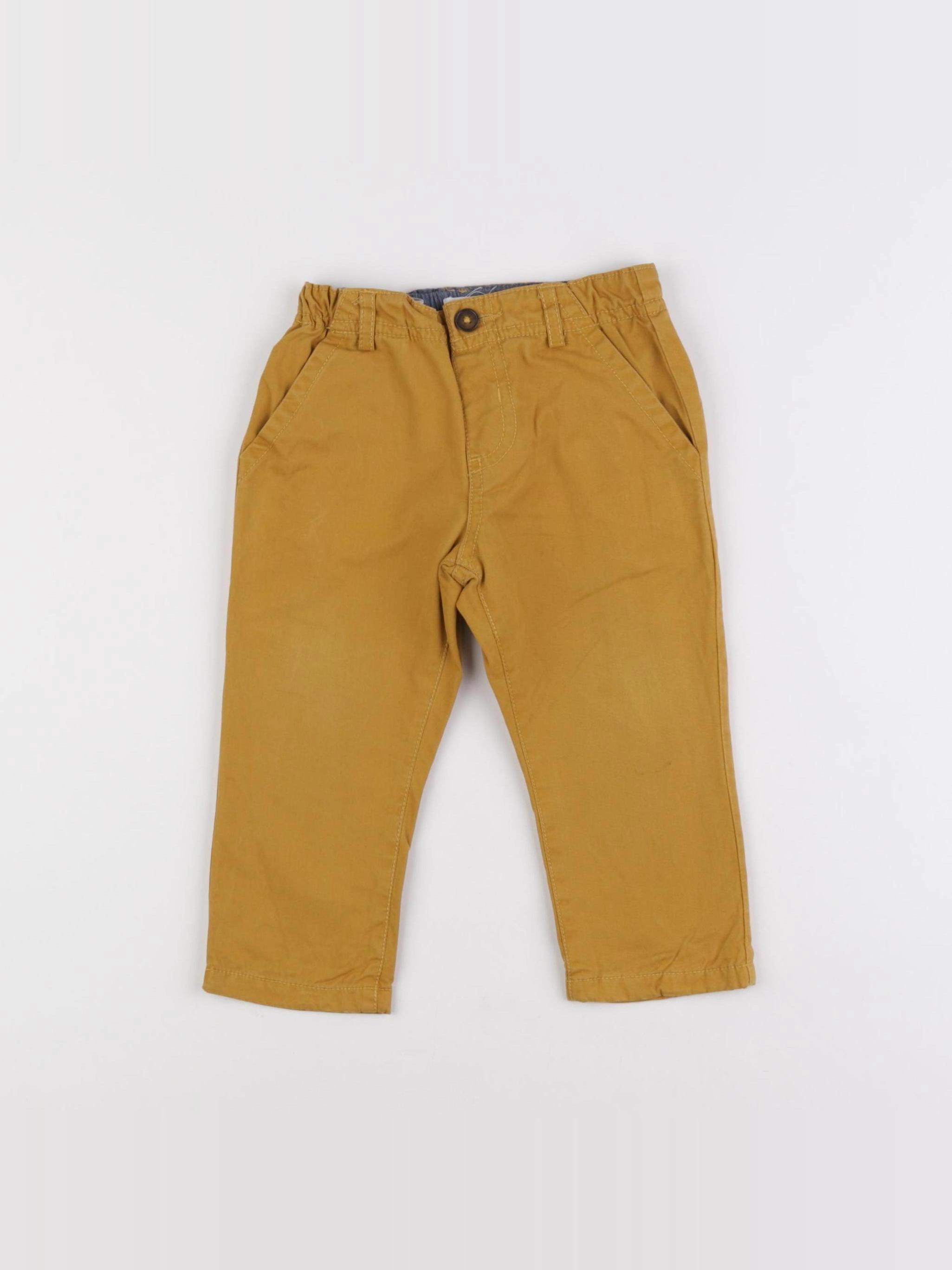 Boutchou - pantalon jaune - 12 mois