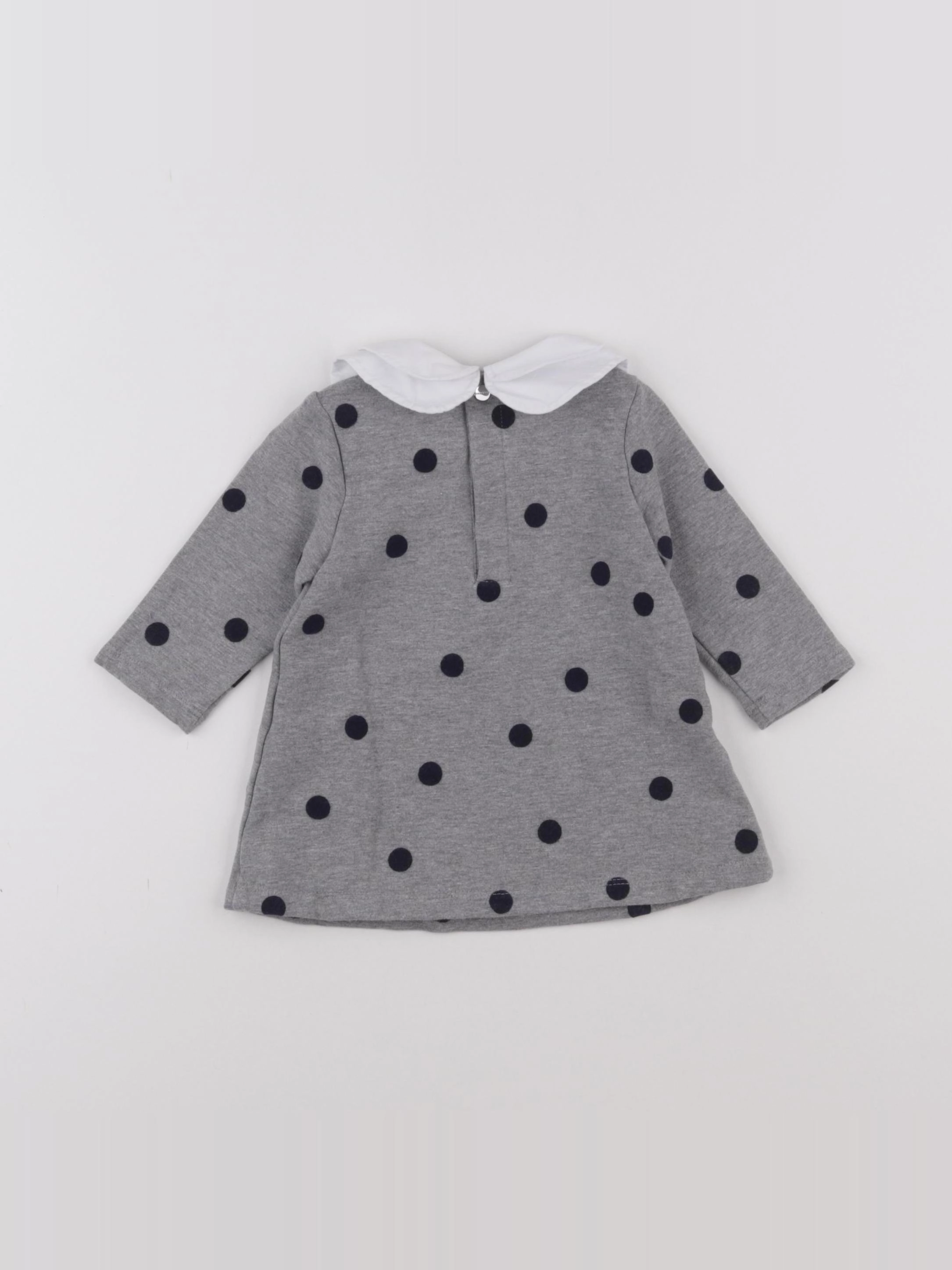 Jacadi - robe gris - 6 mois