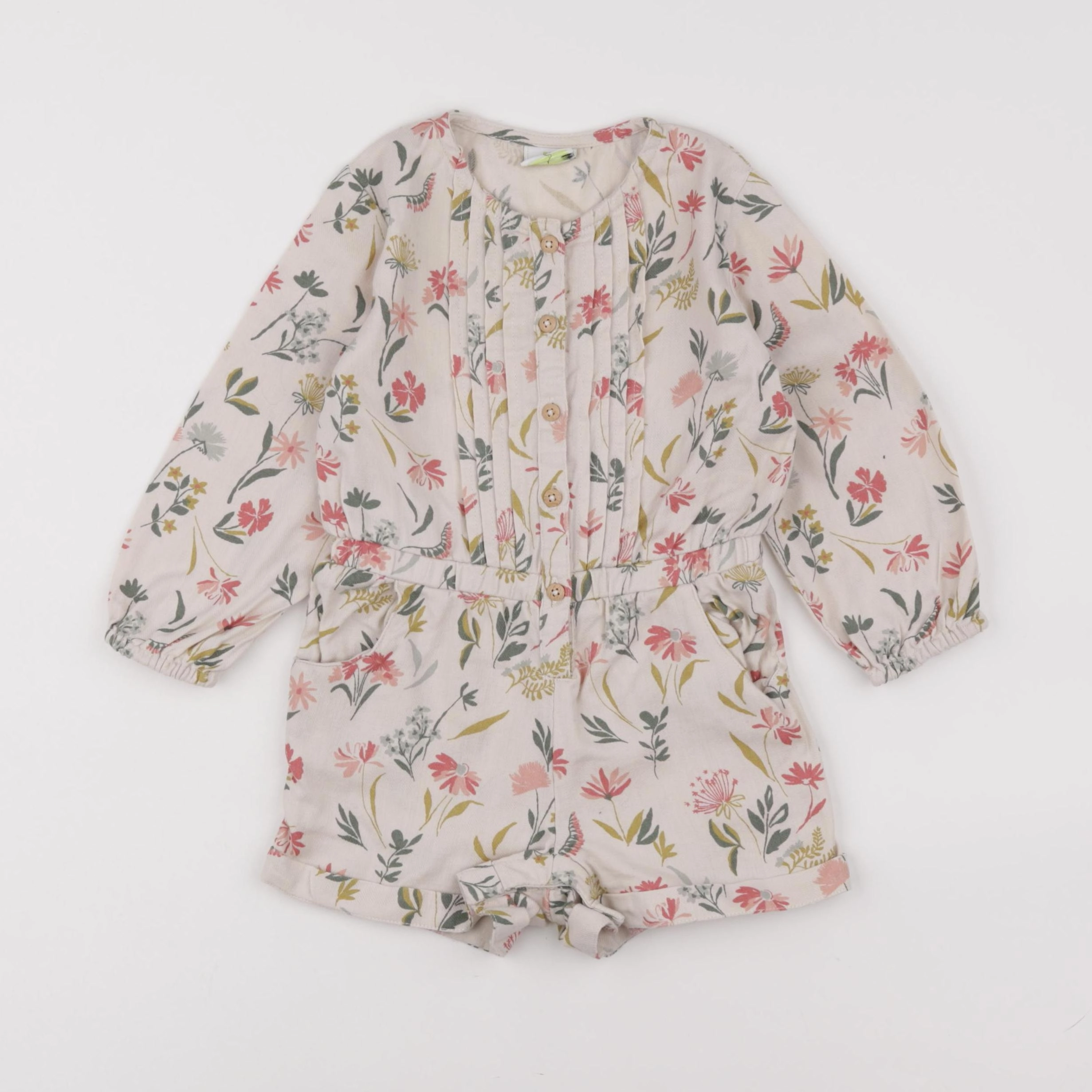 Tape à l'oeil - combinaison beige - 2 ans