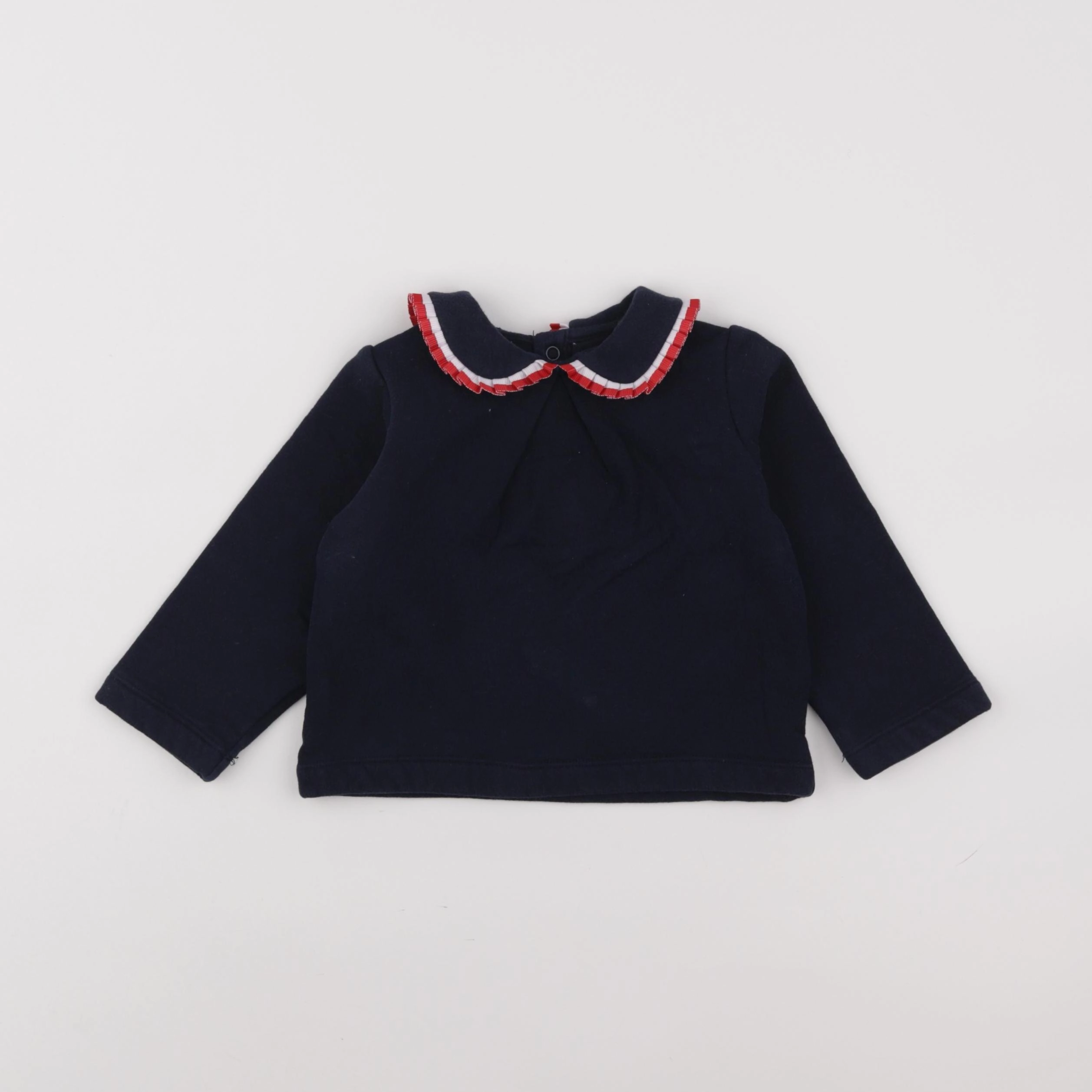 Jacadi - sweat bleu - 18 mois