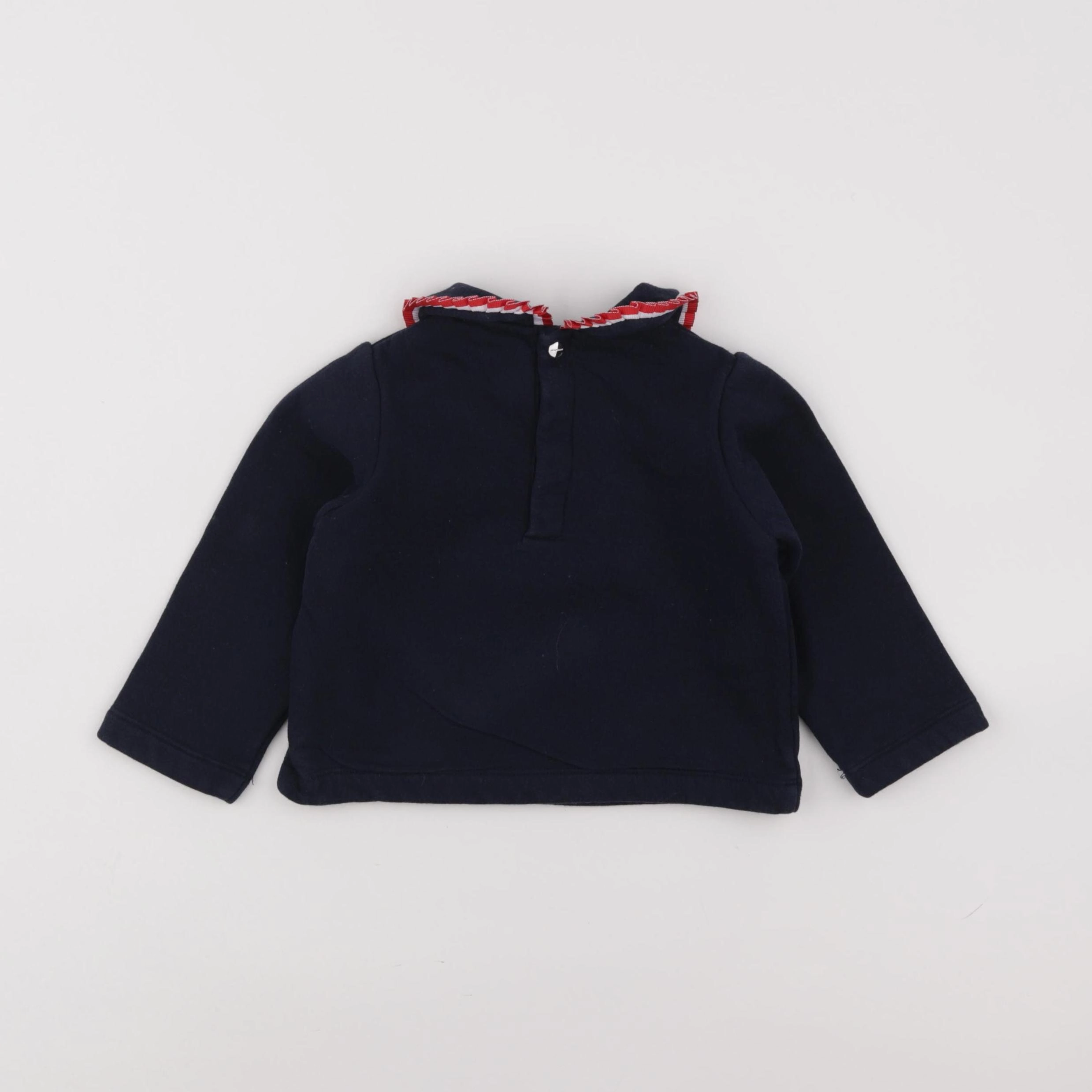 Jacadi - sweat bleu - 18 mois