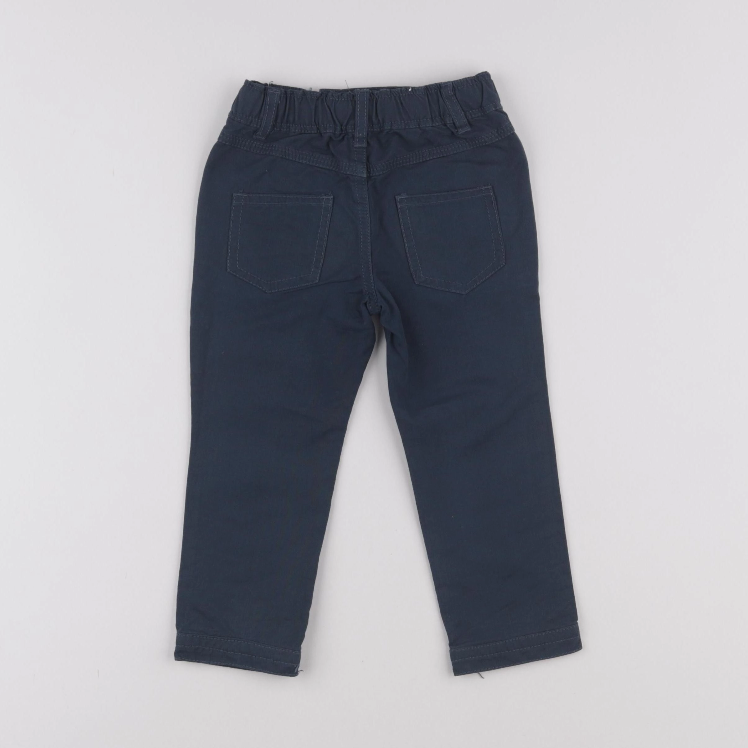 Vertbaudet - pantalon bleu - 2 ans