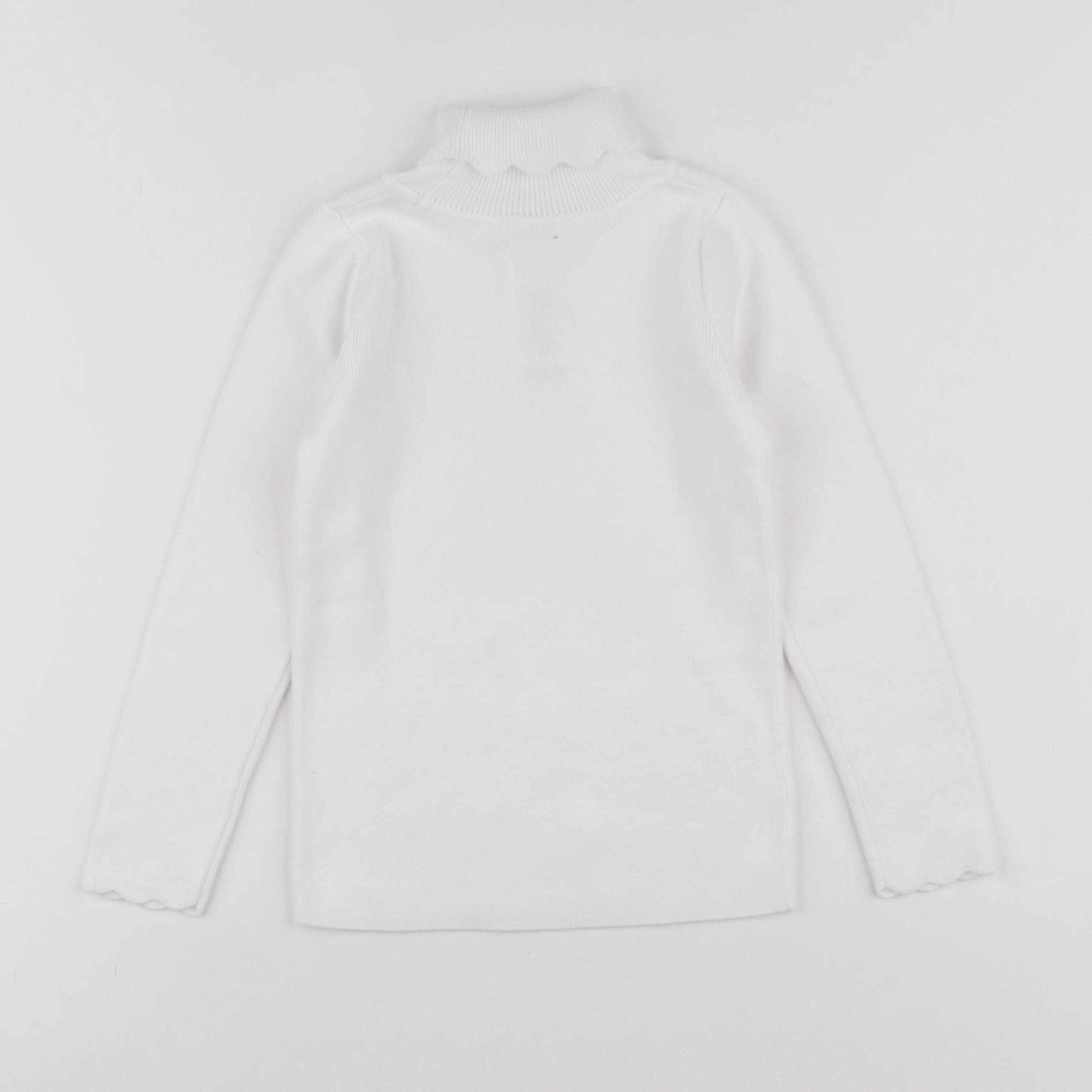 Jacadi - pull blanc - 4 ans