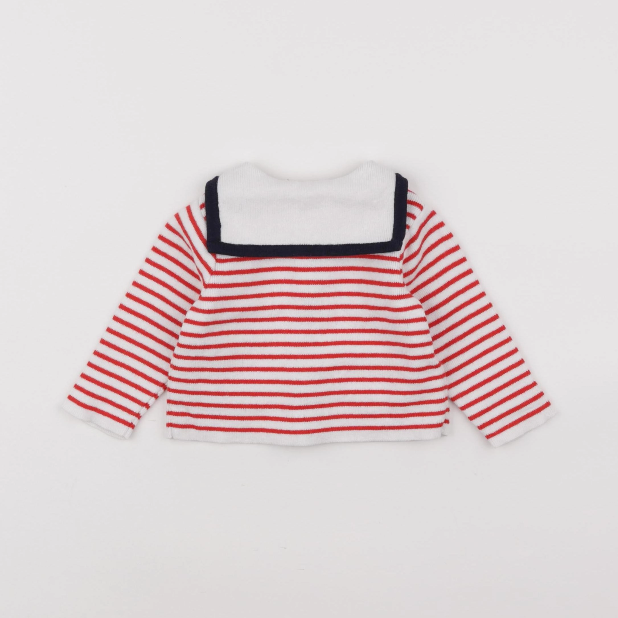 Jacadi - gilet rouge - 6 mois