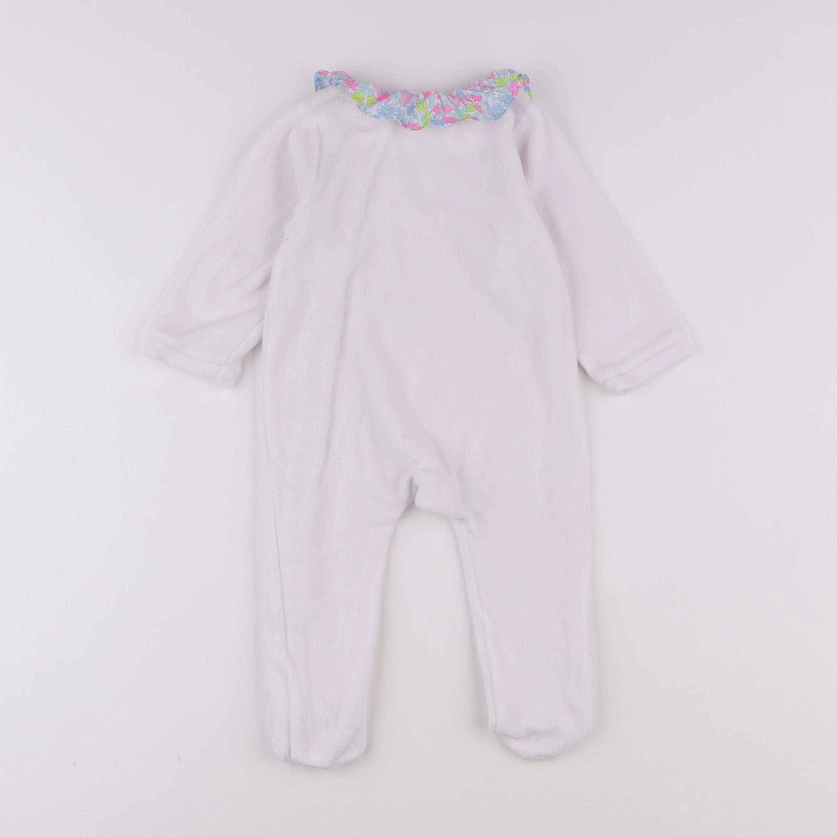 Jacadi - pyjama liberty velours rose - 12 mois