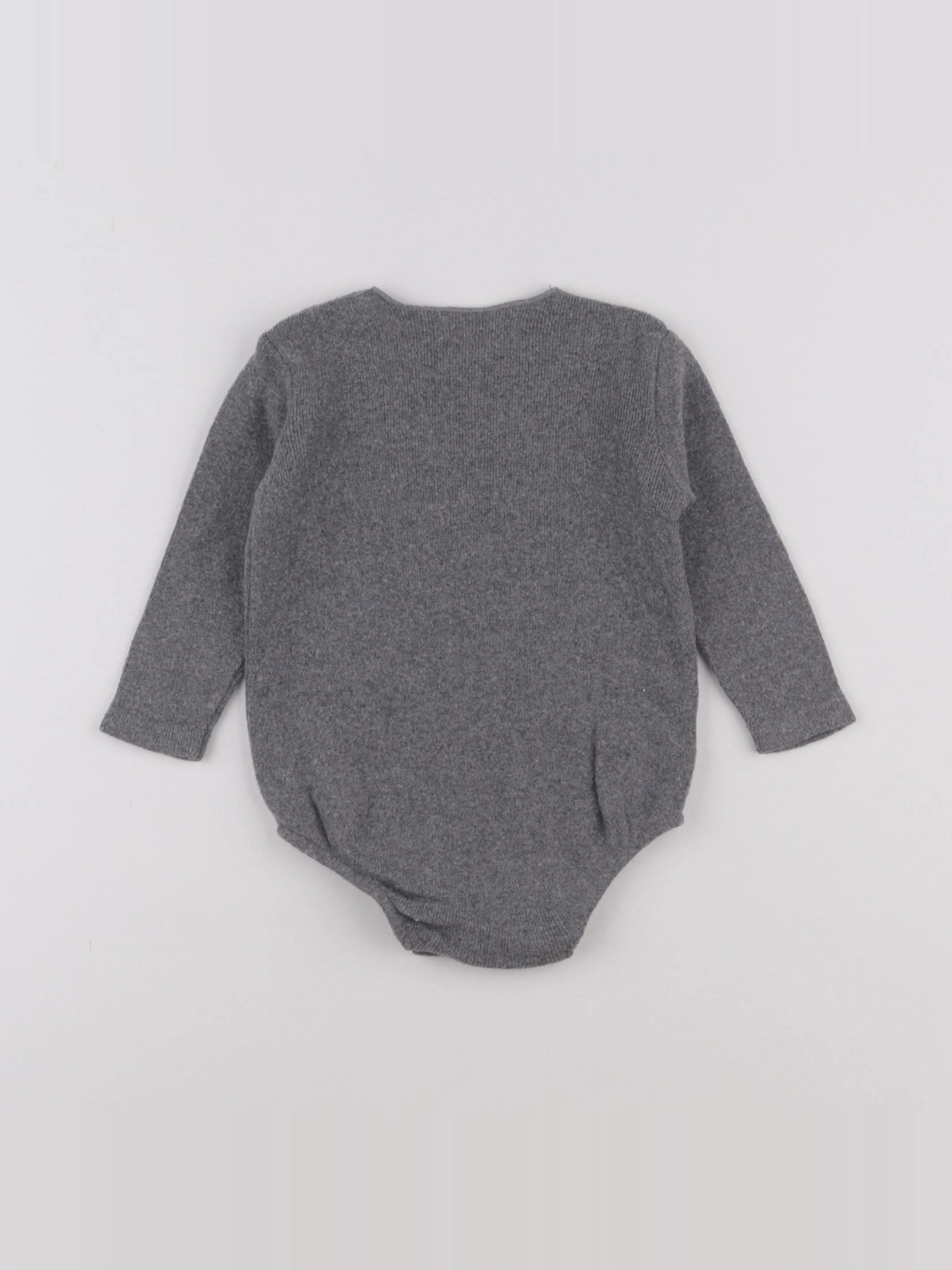 Zara - combinaison gris - 9/12 mois